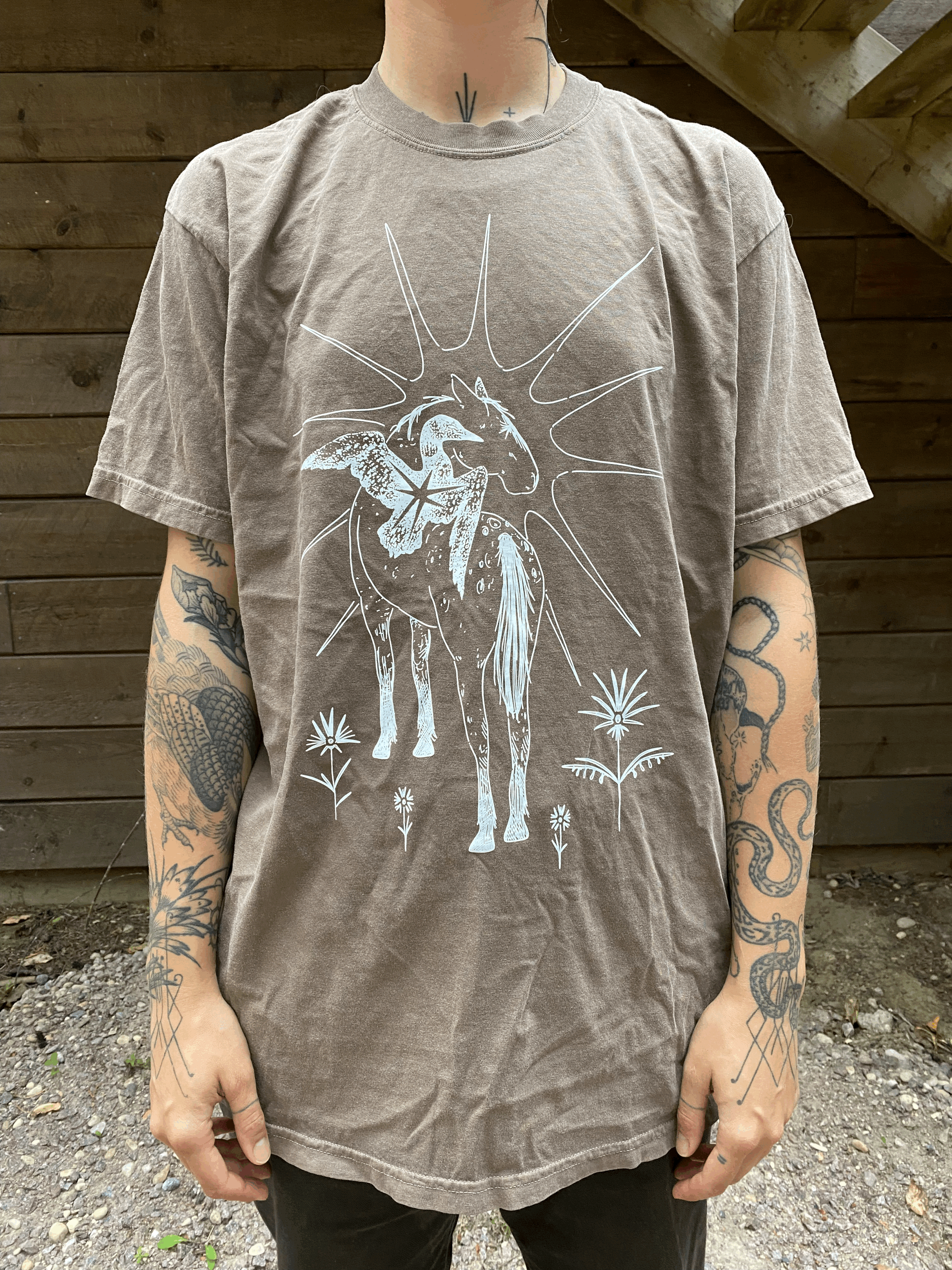 Lone star horse T-shirt