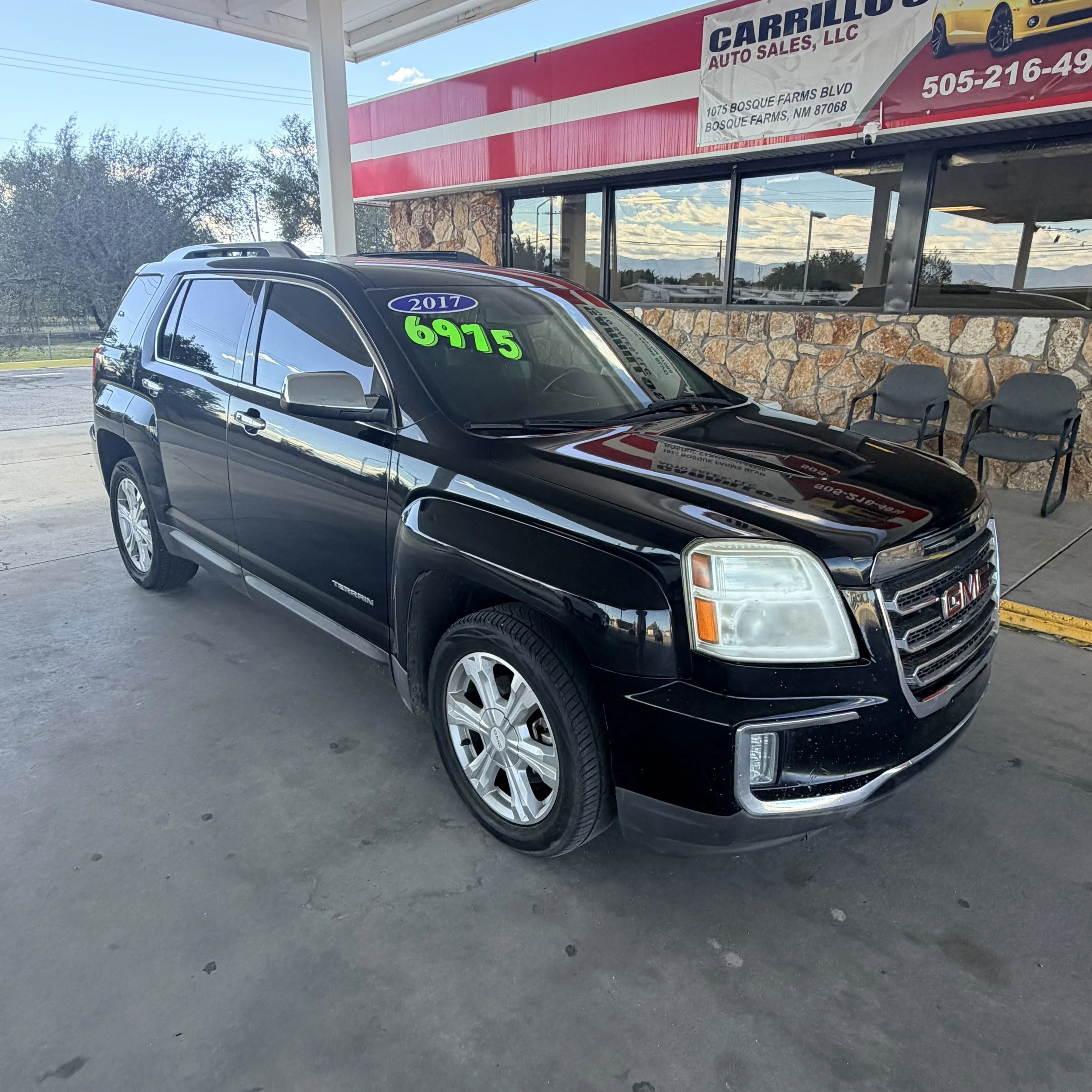 Black 2017 GMC Terrain (172,247 miles) $6,975