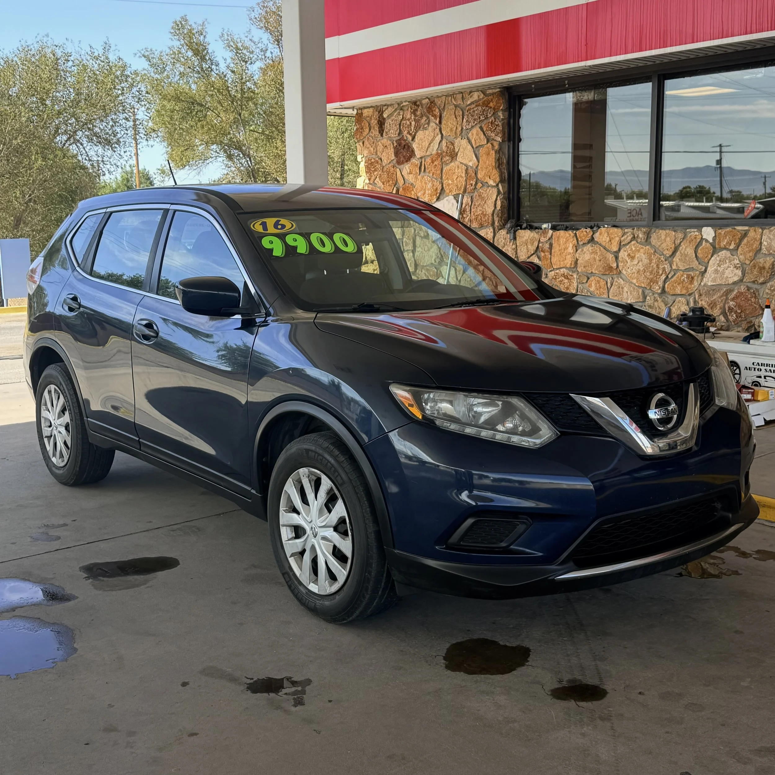 DARK BLUE 2016 Nissan Rogue (110,199 miles) $9,900