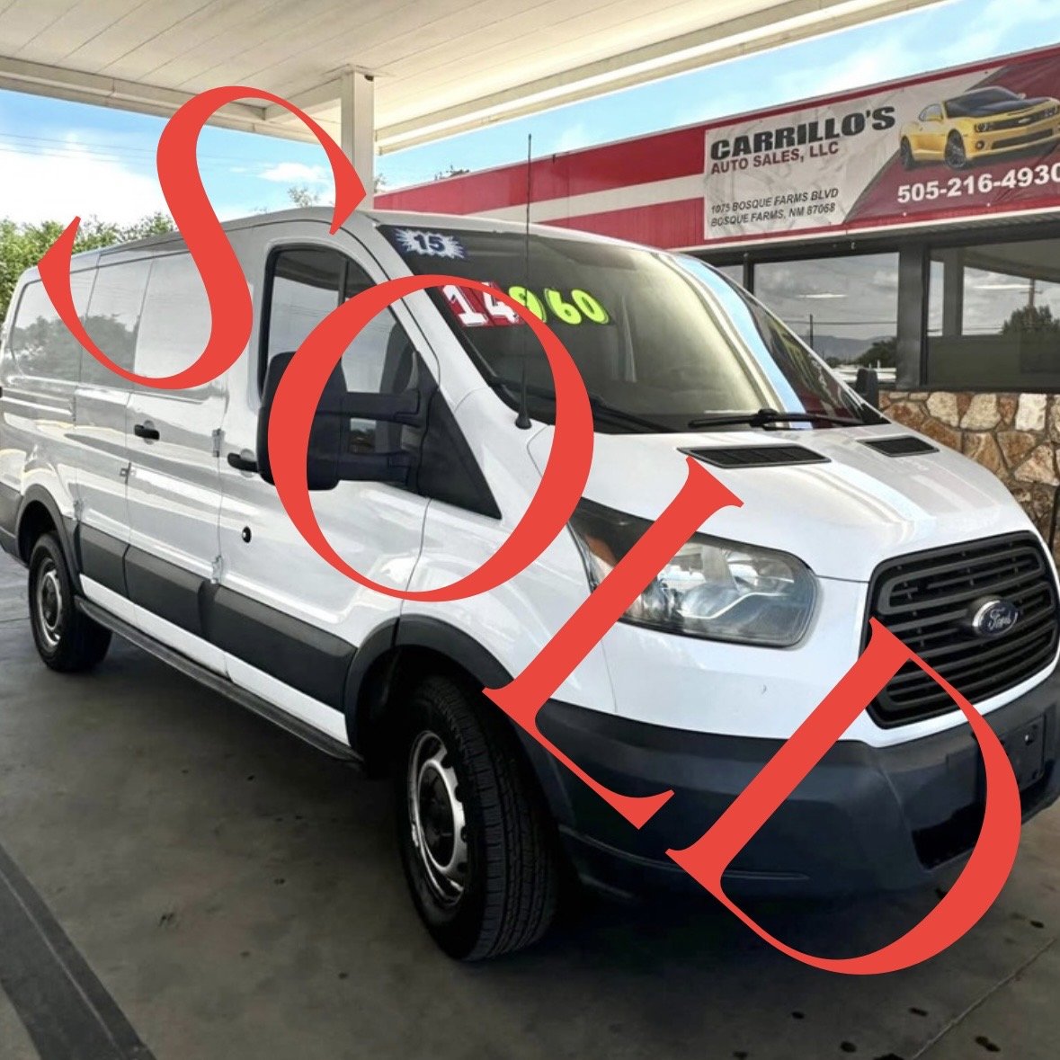 2015 Ford Transit 250 Cargo Van $14,960