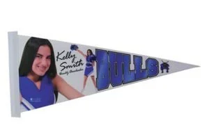 Political campaign sign featuring Kelly Smith with her photo, and the name 'HULL' in large blue letters.