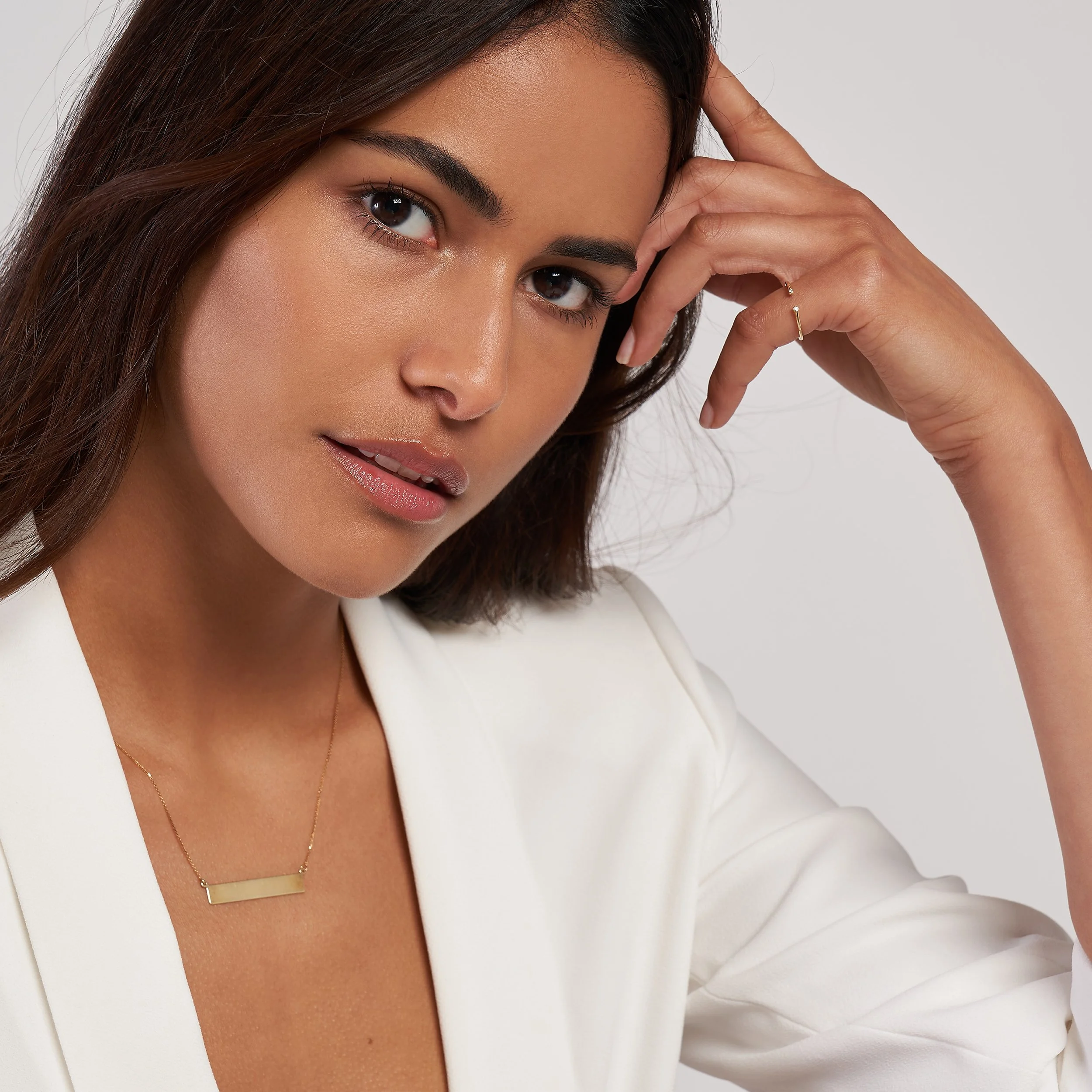 Engravable Bar Necklace