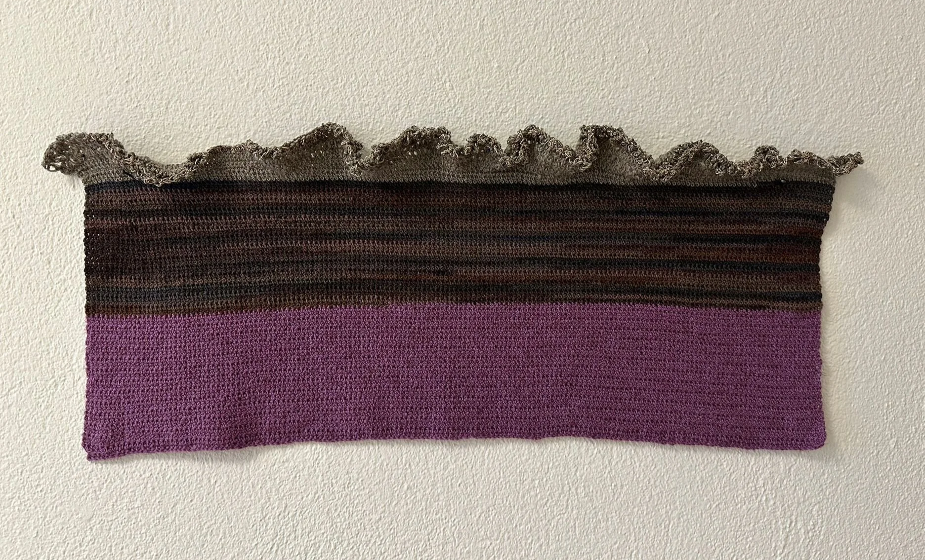 "The See", crochet, wool, 2025