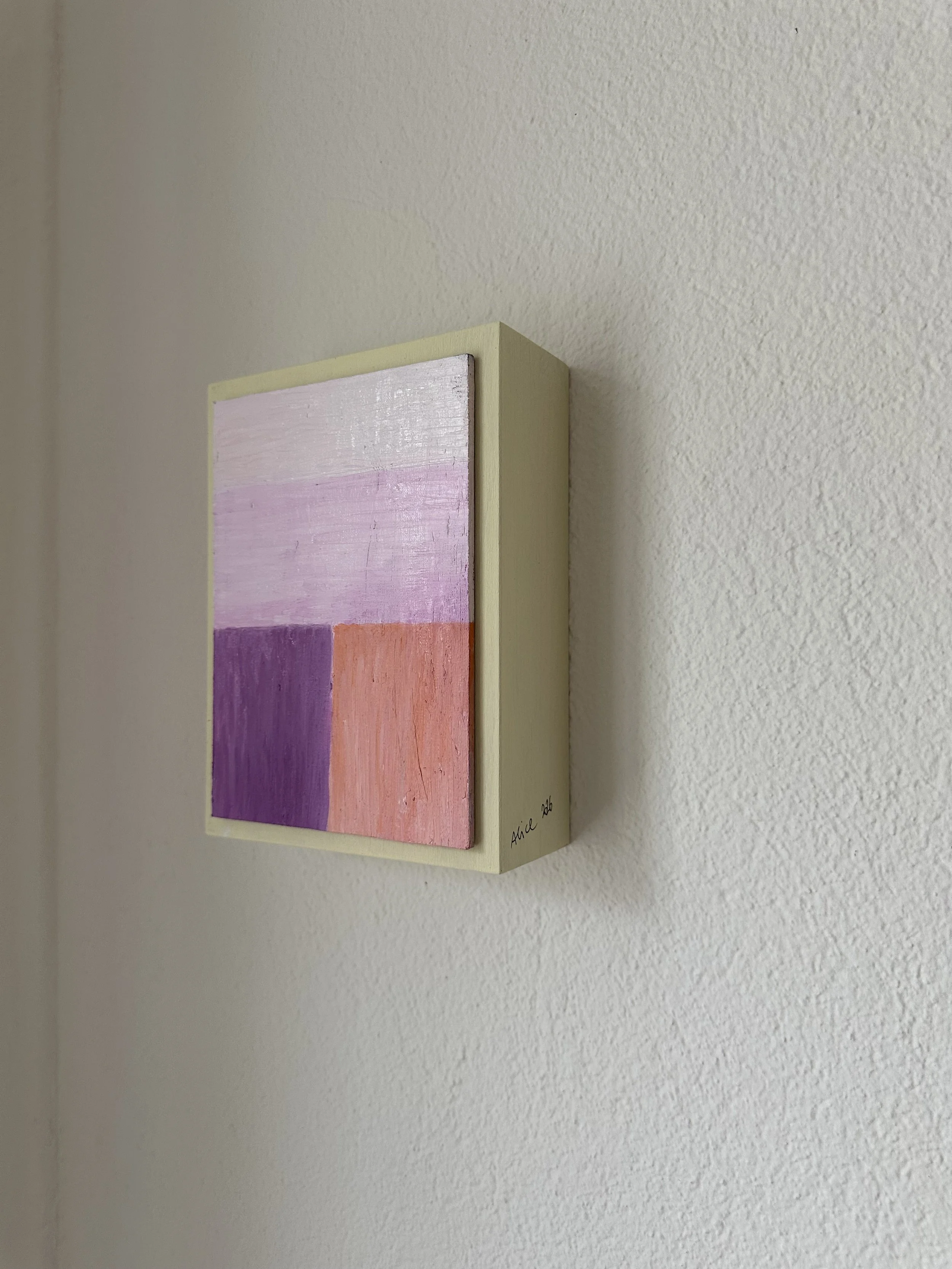 "hidden truth" - "spring is coming", Oil on Wood, 2026