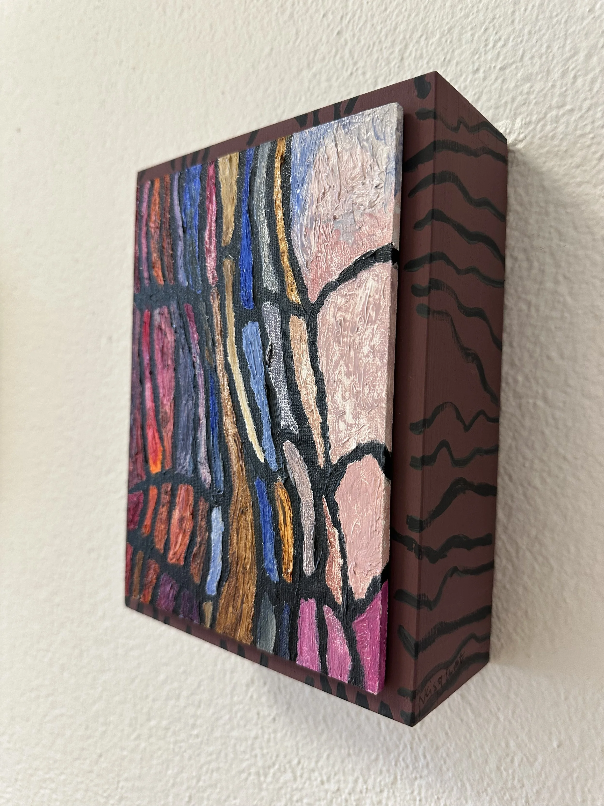 "hidden truth" - "yes", Oil on Wood, 2026