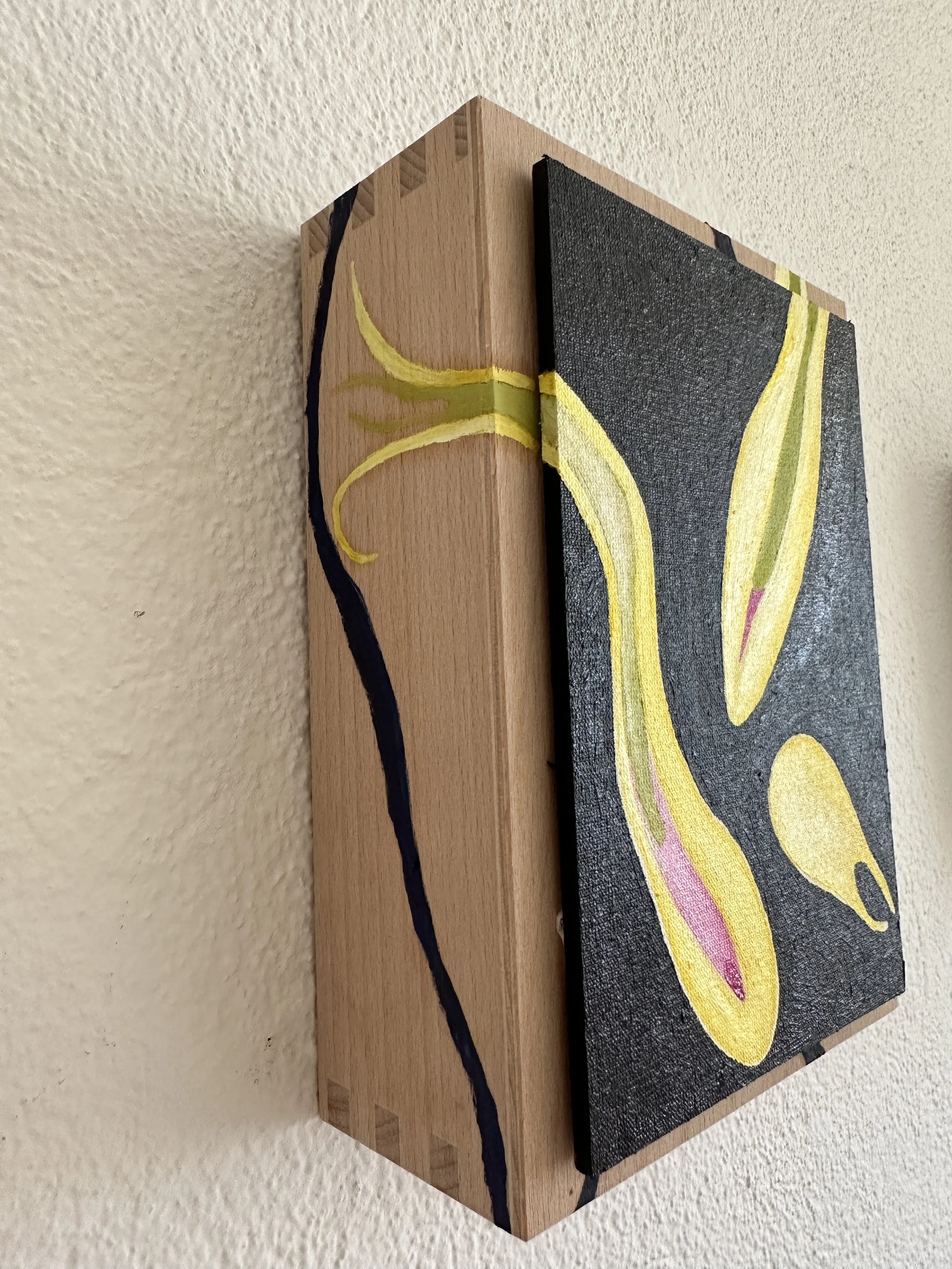 "hidden truth" - "seeds", Oil on Wood, 2026