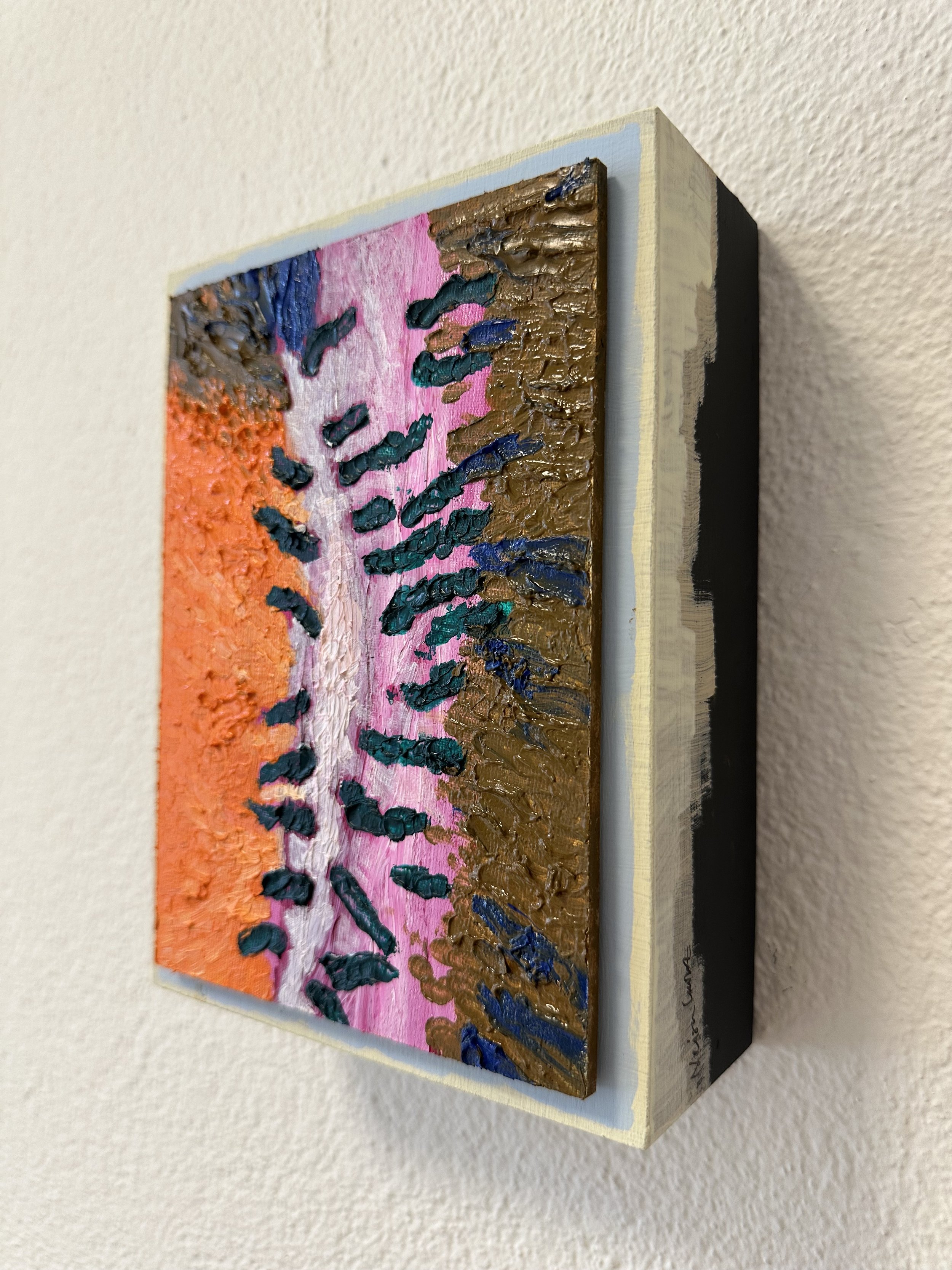 "hidden truth" - "all together", Oil on Wood, 2026