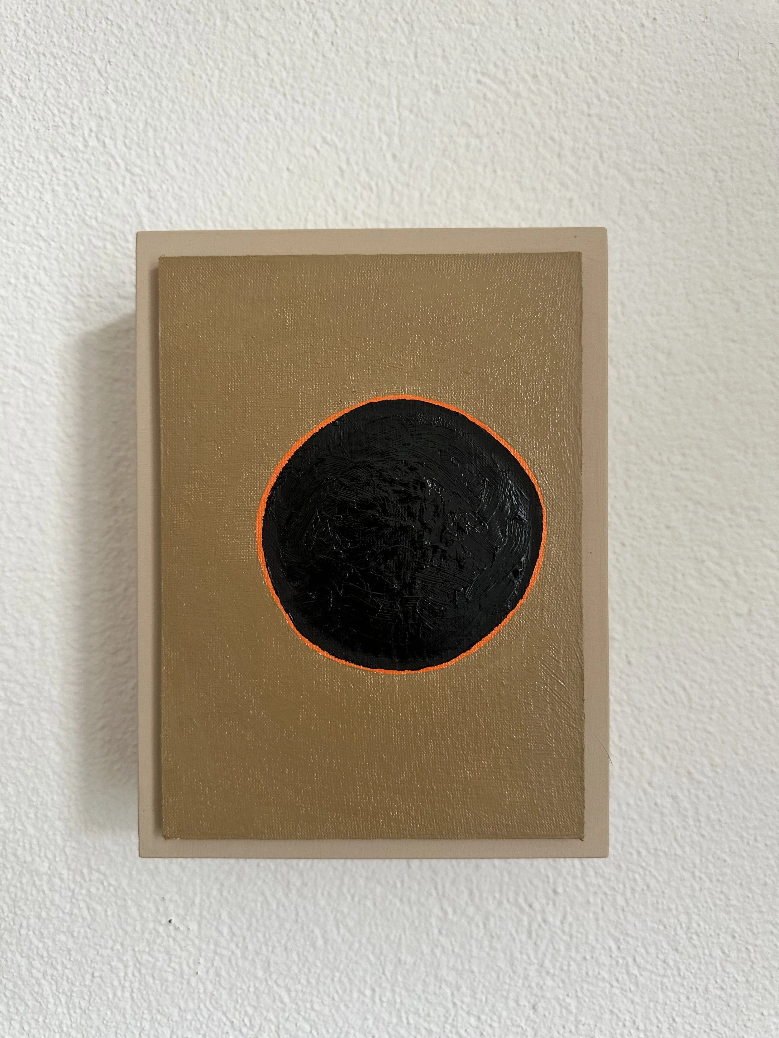 "hidden truth" - "darkness", Oil on Wood, 2026