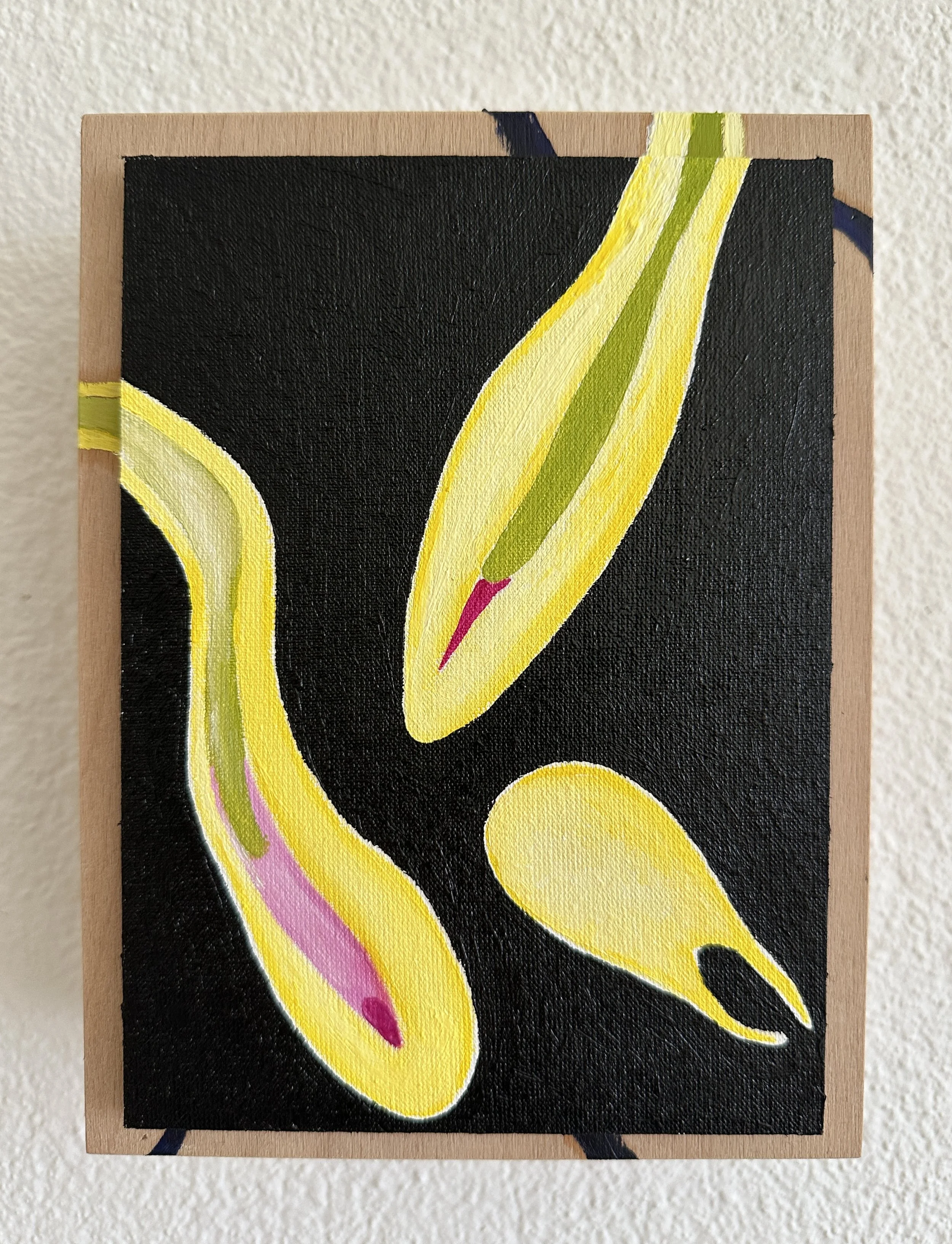 "hidden truth" - "seeds", Oil on Wood, 2026
