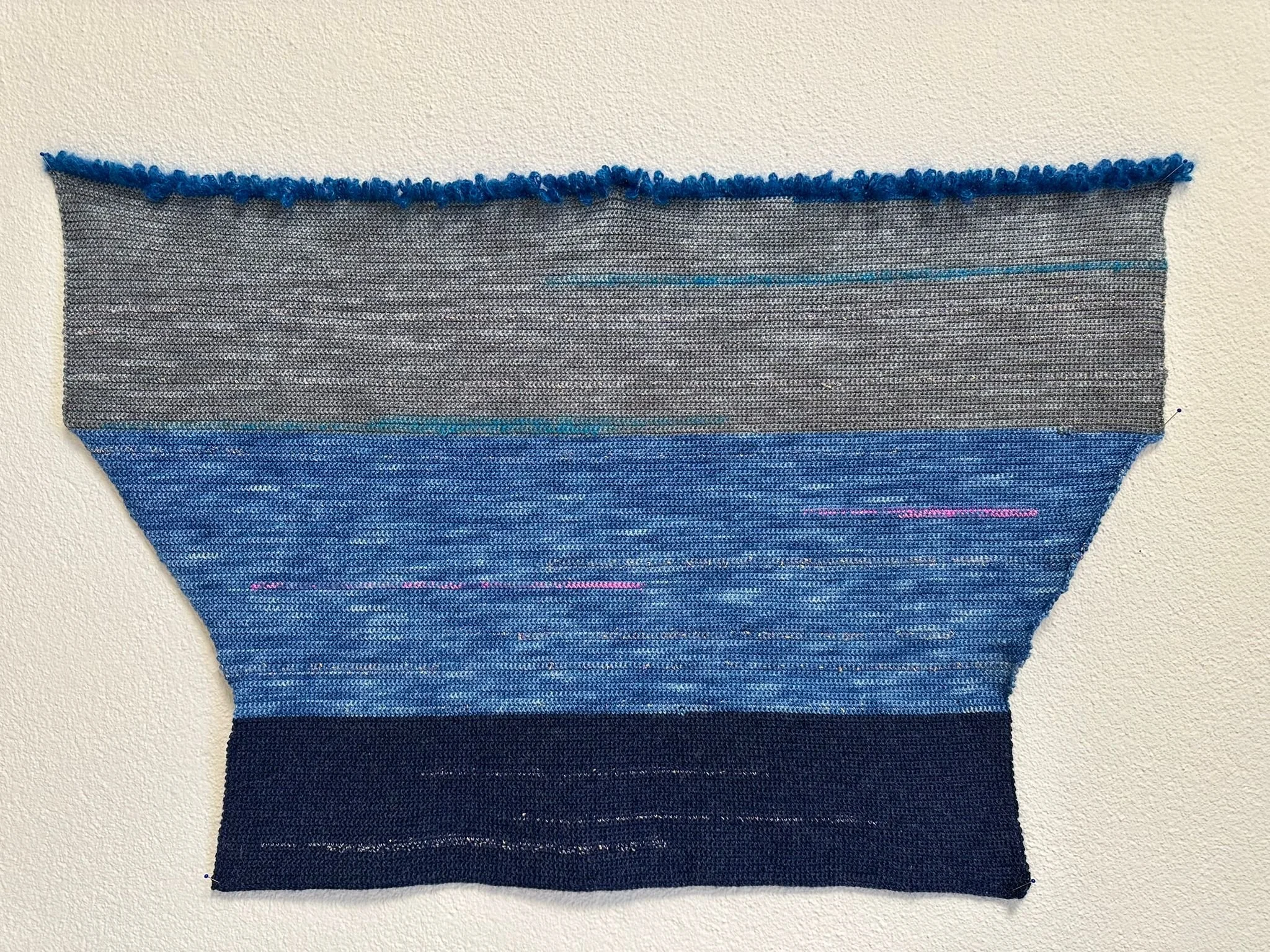 "The See", crochet, wool, 2025