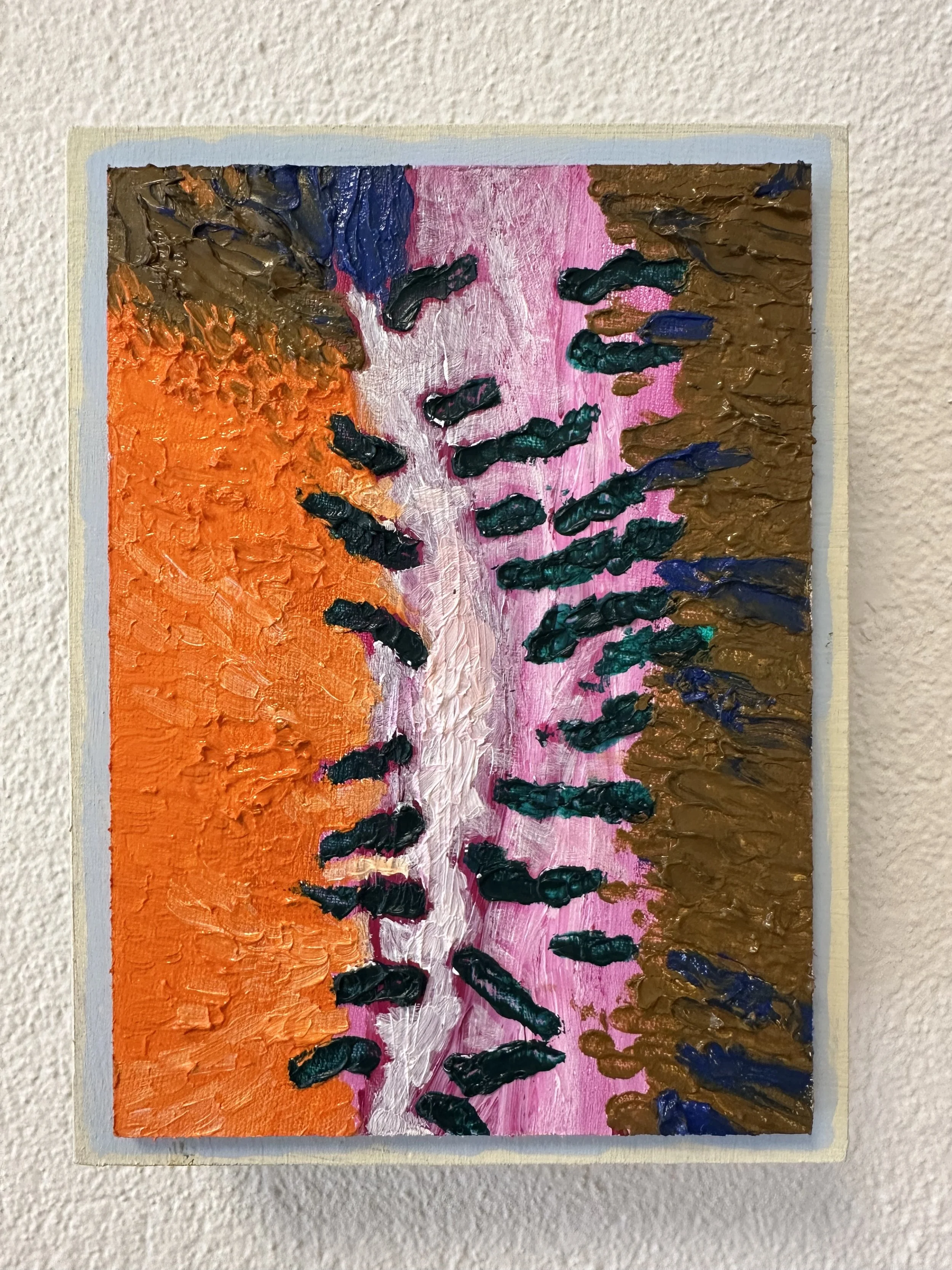 "hidden truth" - "all together", Oil on Wood, 2026