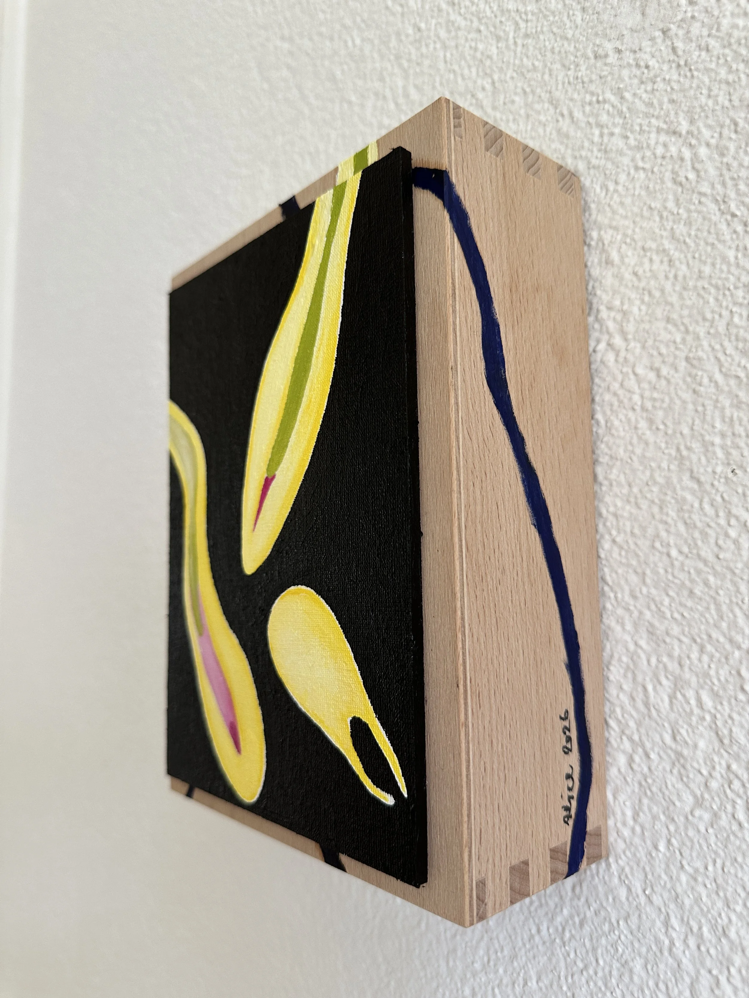 "hidden truth" - "seeds", Oil on Wood, 2026