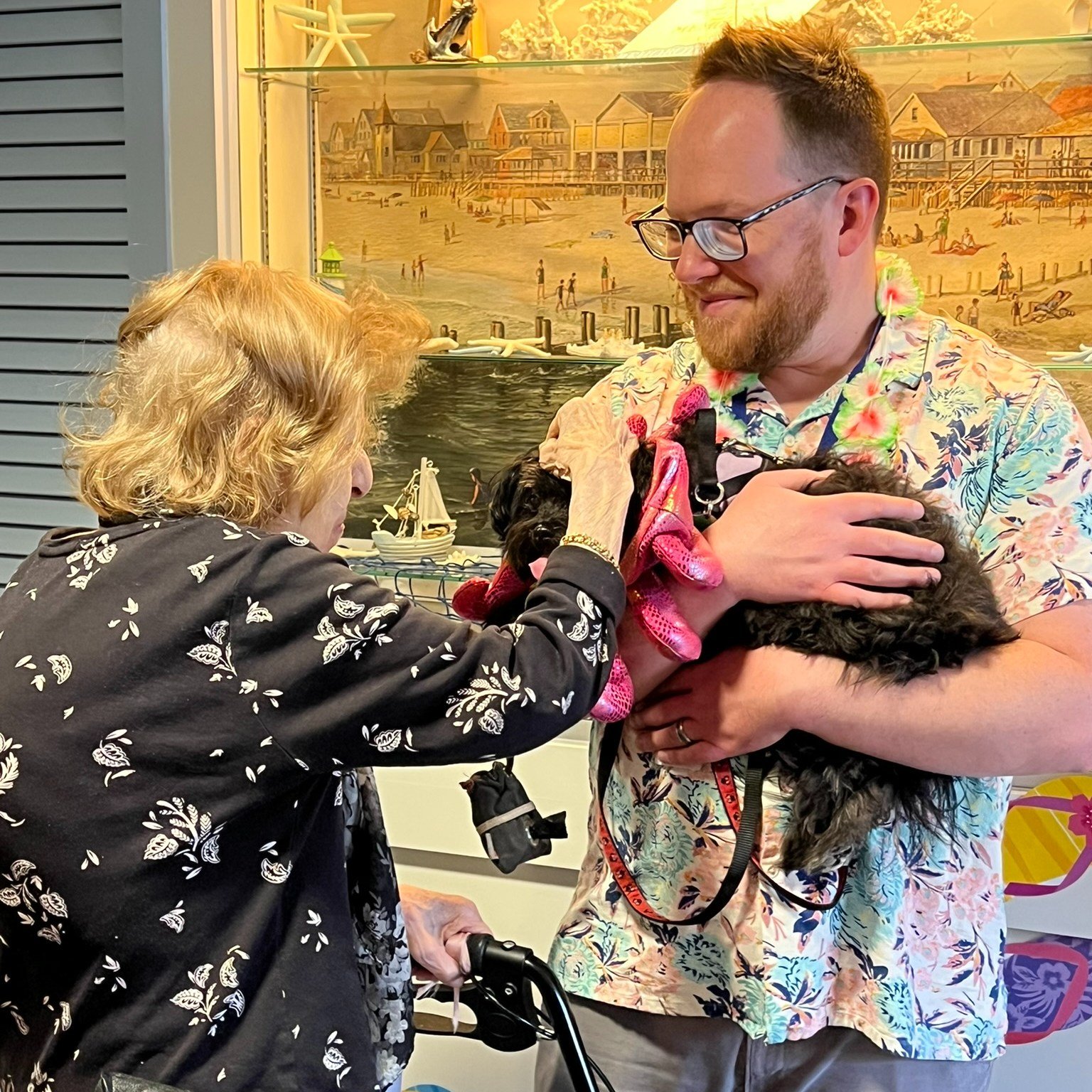 compassionate care. our clients become our friends. Halloween party with our Northern Virginia community partner