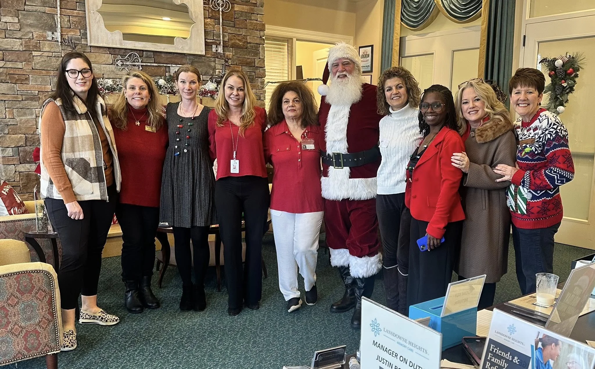 Care Connect NoVa celebrating Christmas with the local senior care community. 