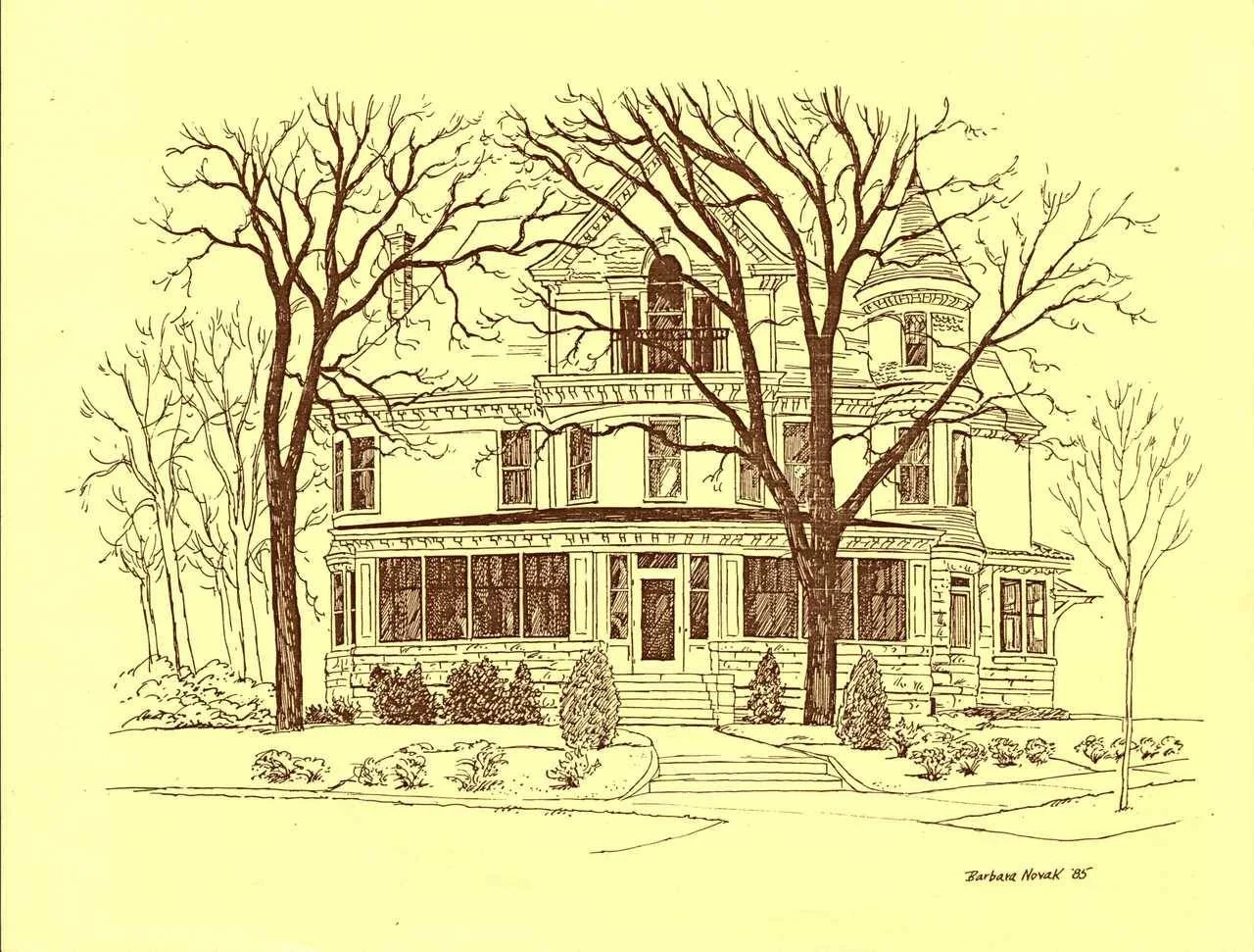 Original sketch of 2104 Kenwood Parkway