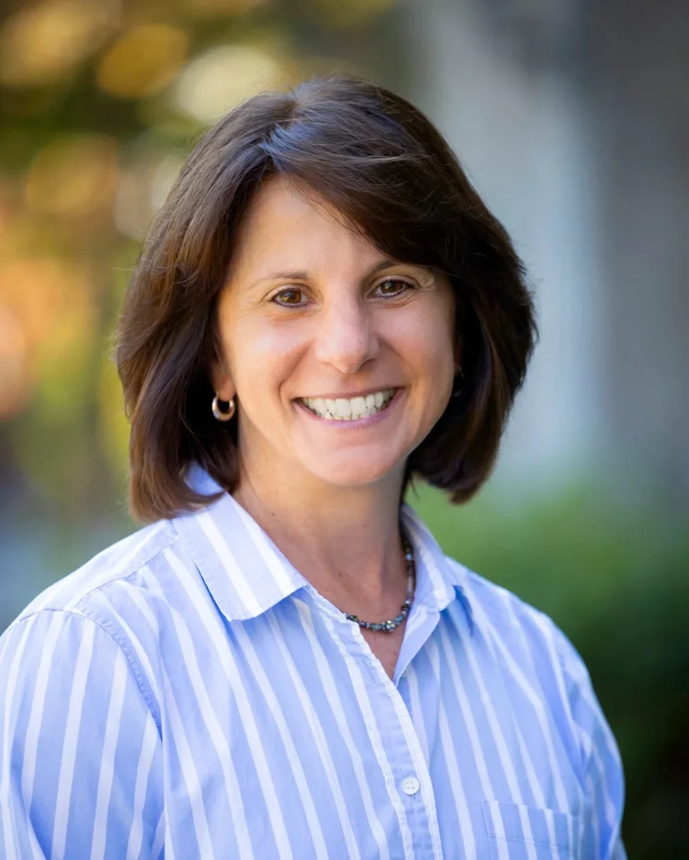 A headshot of Christa Racine, director of athletics at Haverford College.