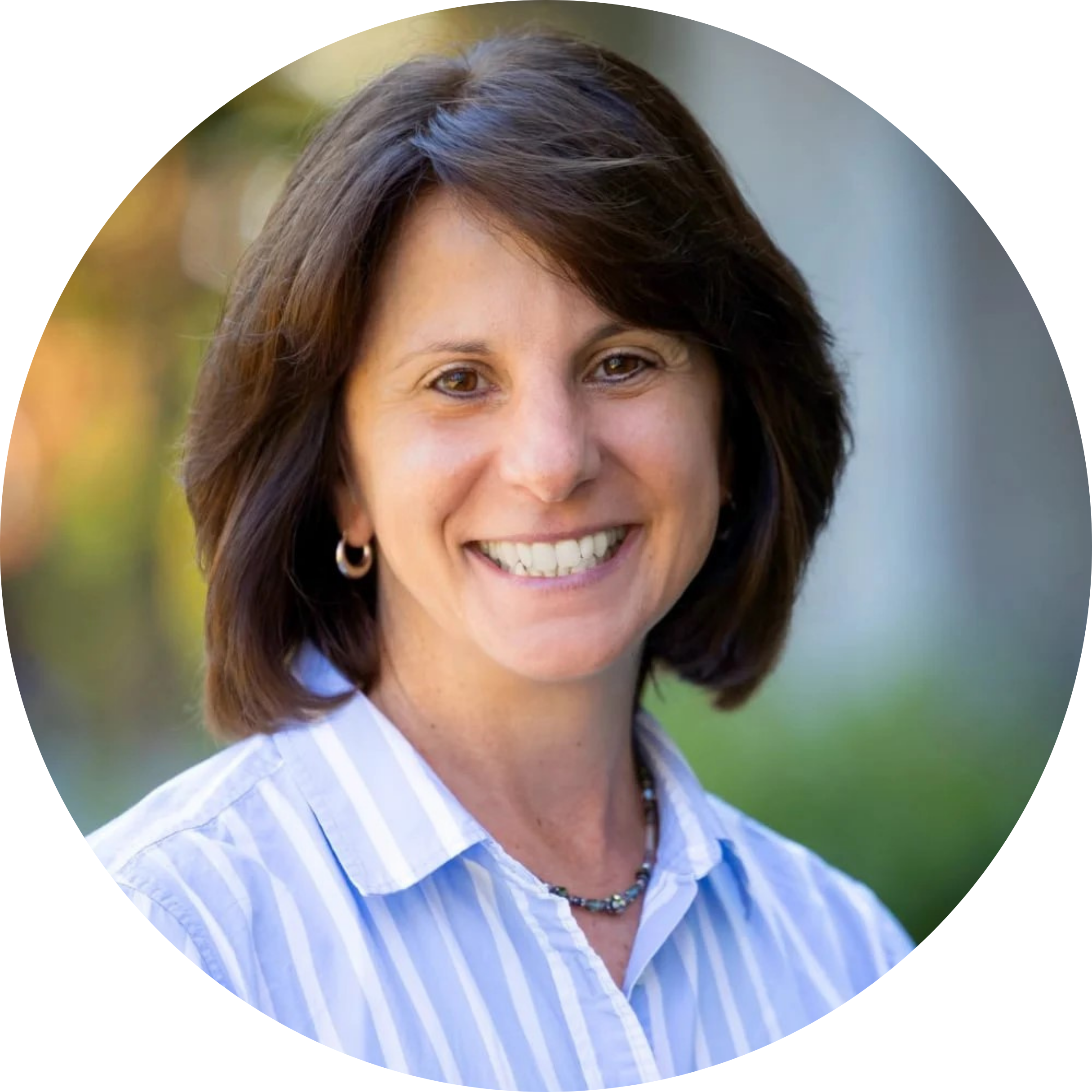 A headshot of Christa Racine, director of athletics at Haverford College.