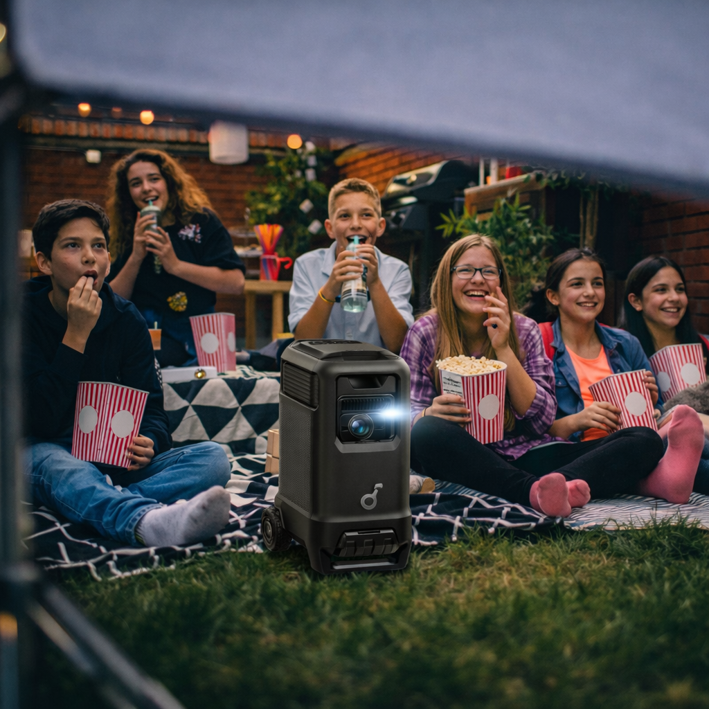 Backyard Movie Night (100 inch screen)