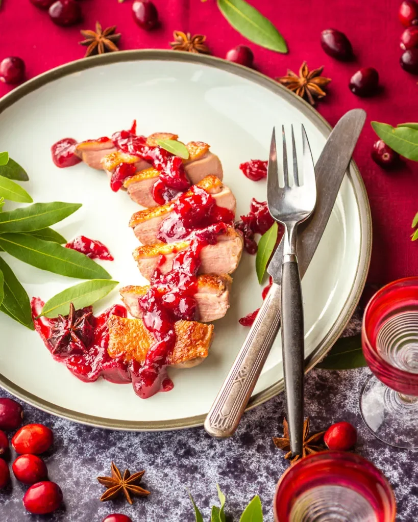 Cranberry Herbs Duck