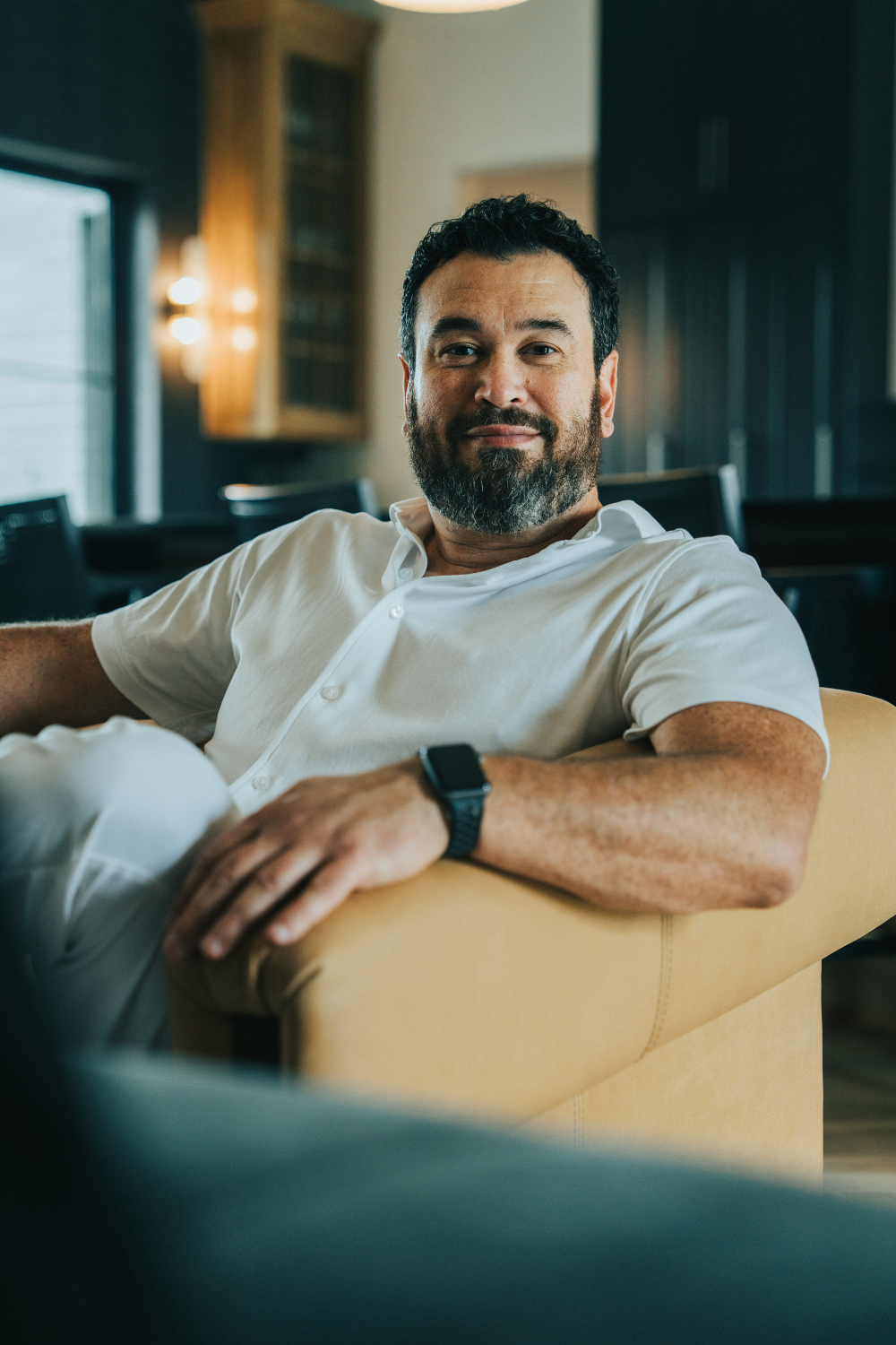 Justin Borroel, Principal of Snow Peak Customs, providing strategic and financial leadership for custom mountain home projects.