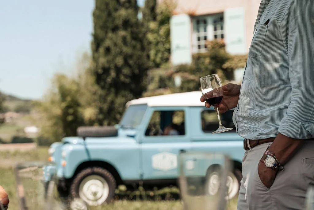 Circuit privé dans les vignes du Beaujolais