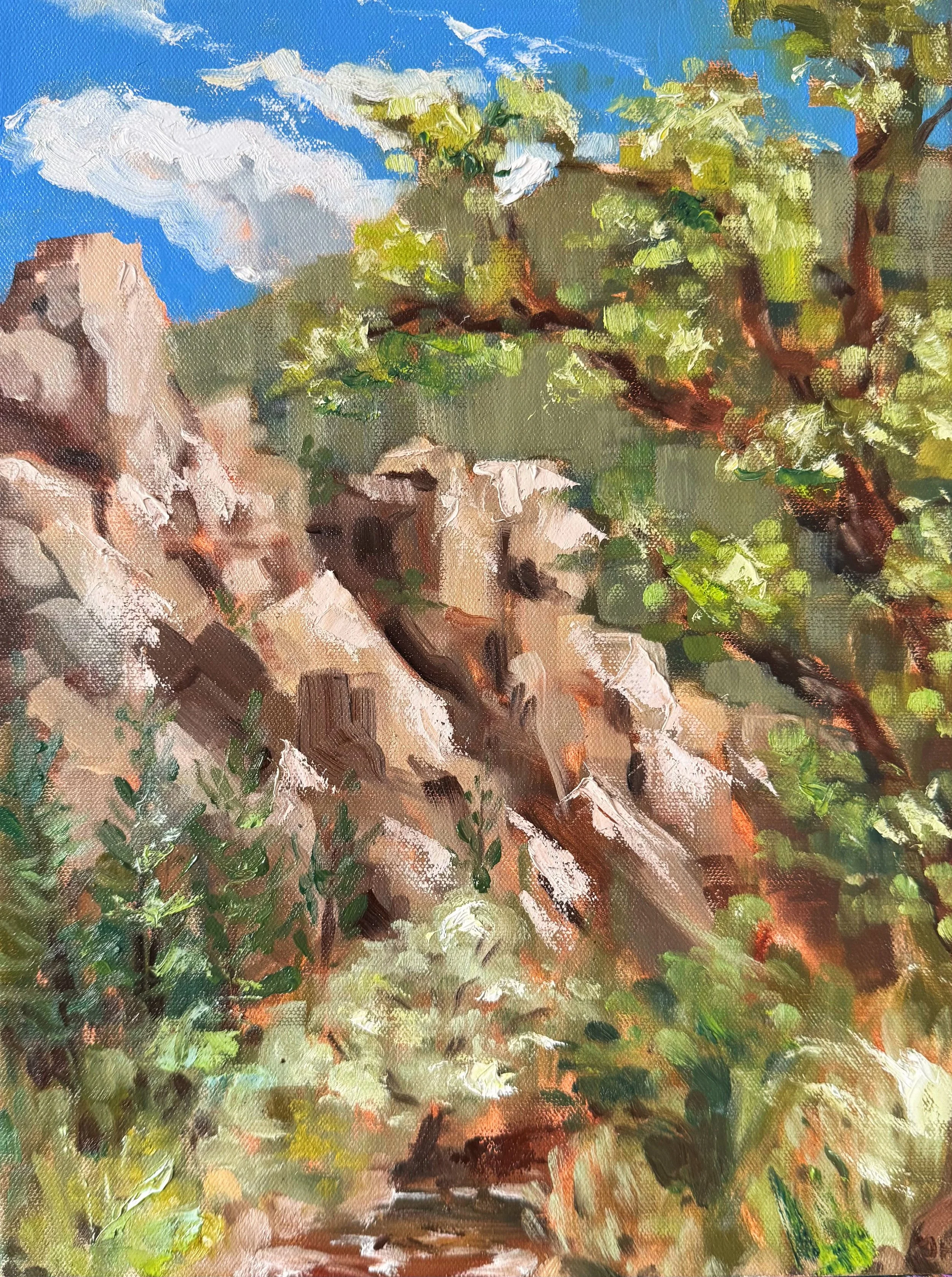 oil on canvas 16x12
