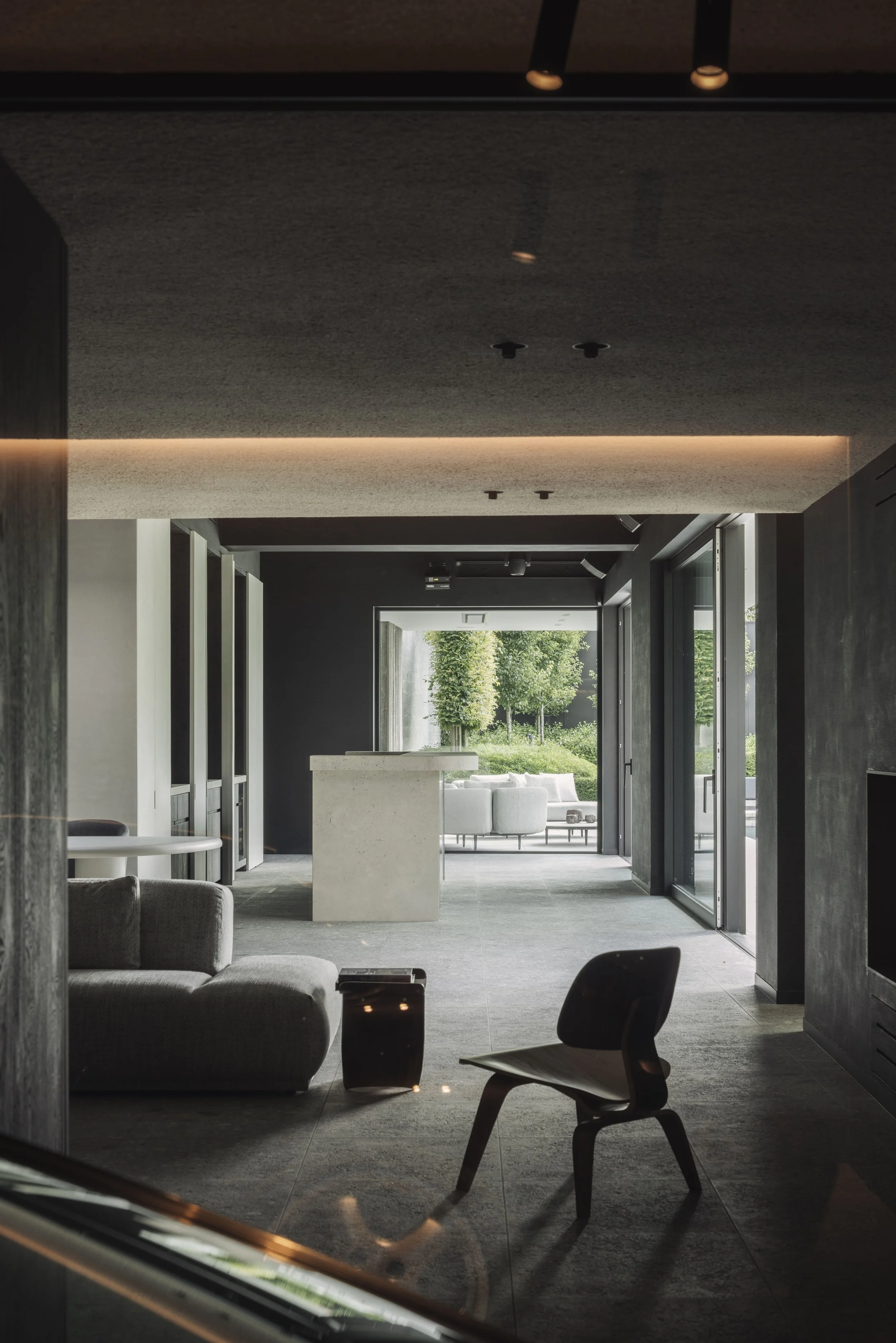 Bureau Destadsbader interior architecture high-end poolhouse design, interior shot bar