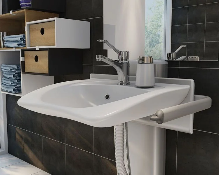 Pressalit Matrix Medium Wash Basin With Overflow