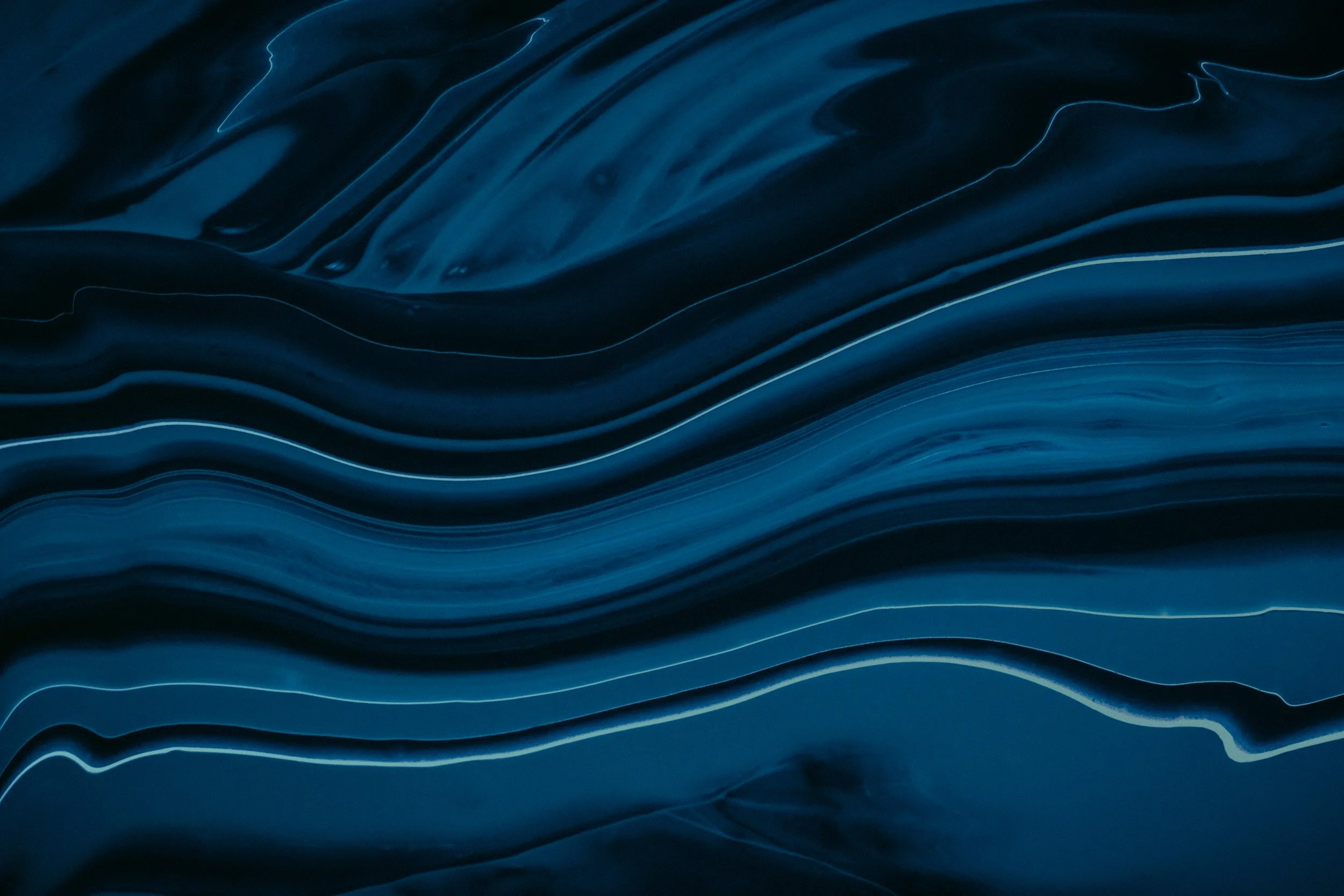 Abstract layered blue texture—Strata.