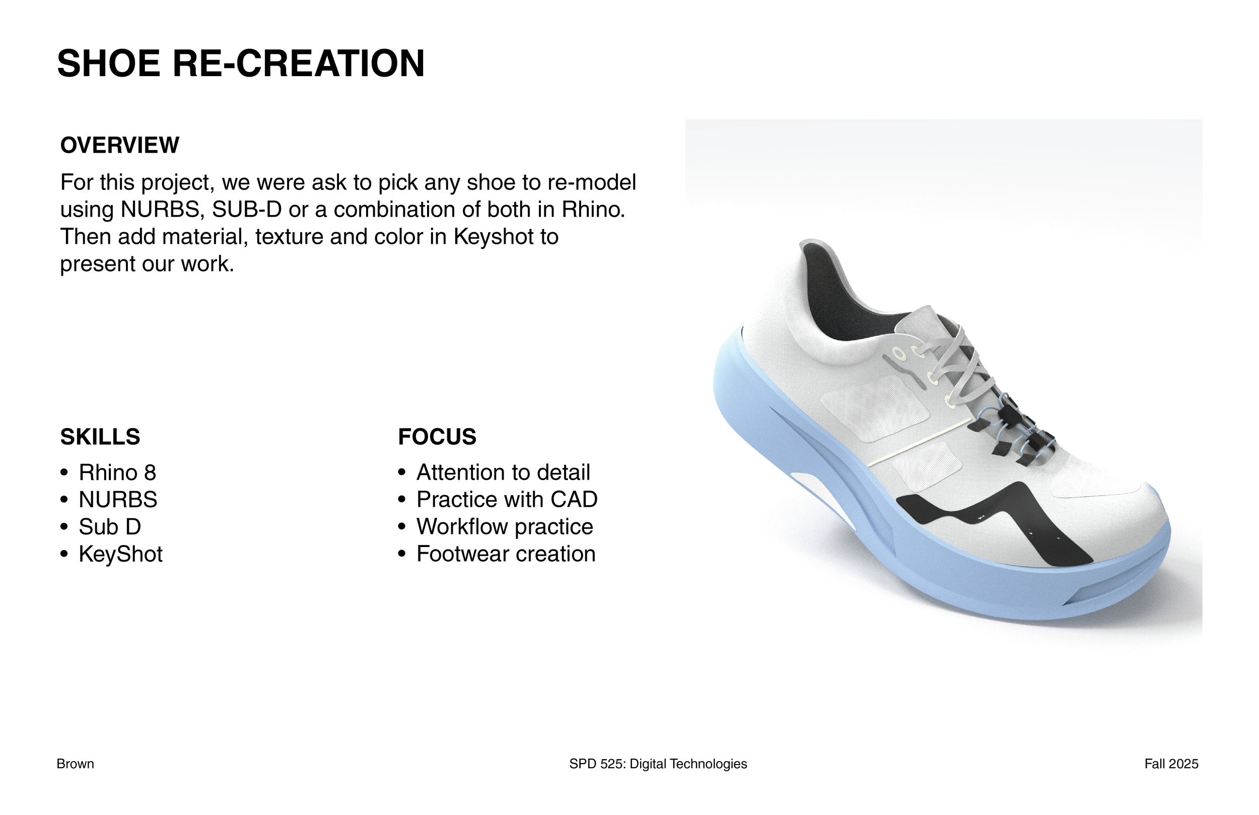 Digital Technologies: Intro to Rhino and Keyshot