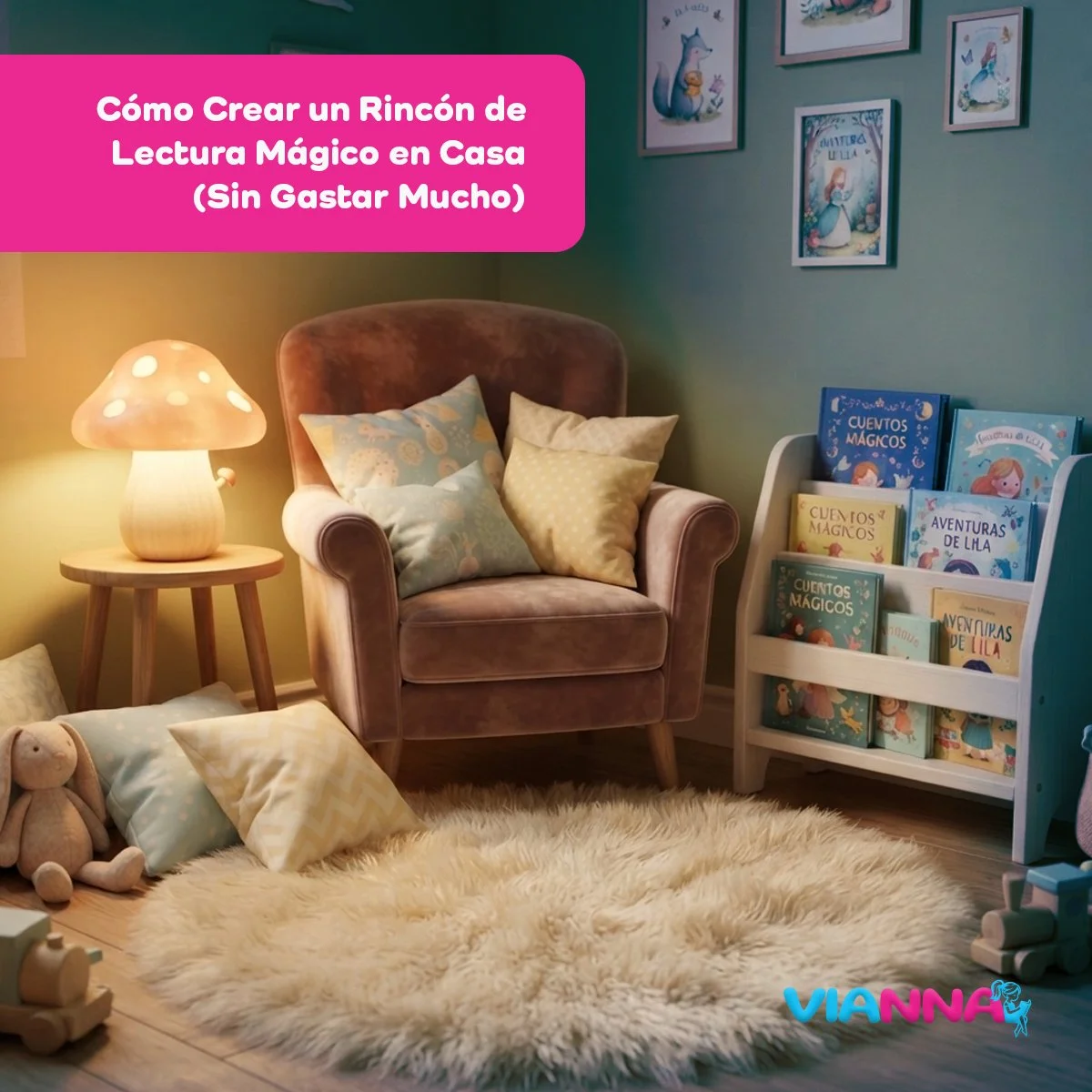 Cómo Crear un Rincón de Lectura Mágico en Casa (Sin Gastar Mucho)