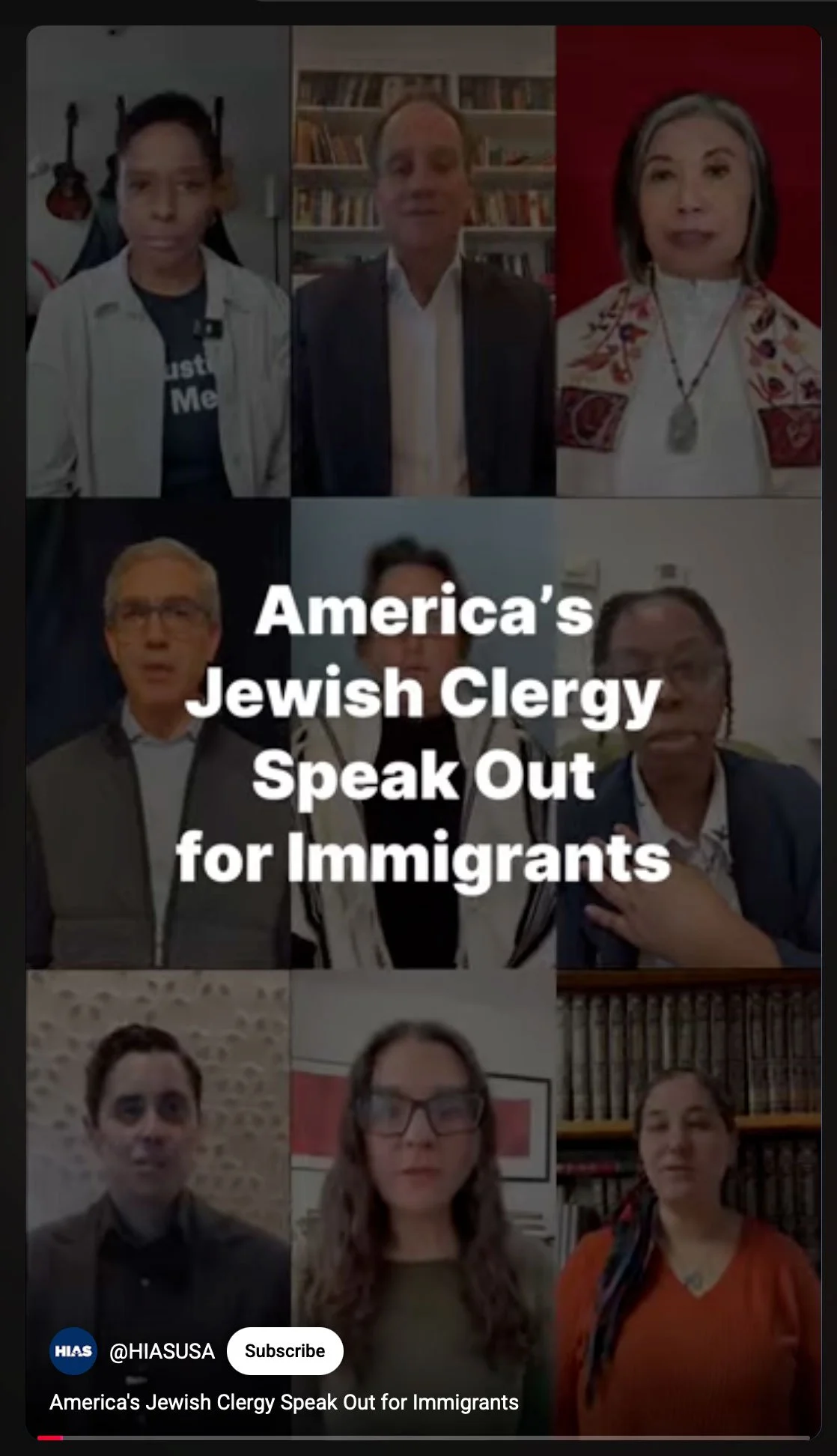 U.S. Jewish Clergy Join Together to Welcome the Stranger