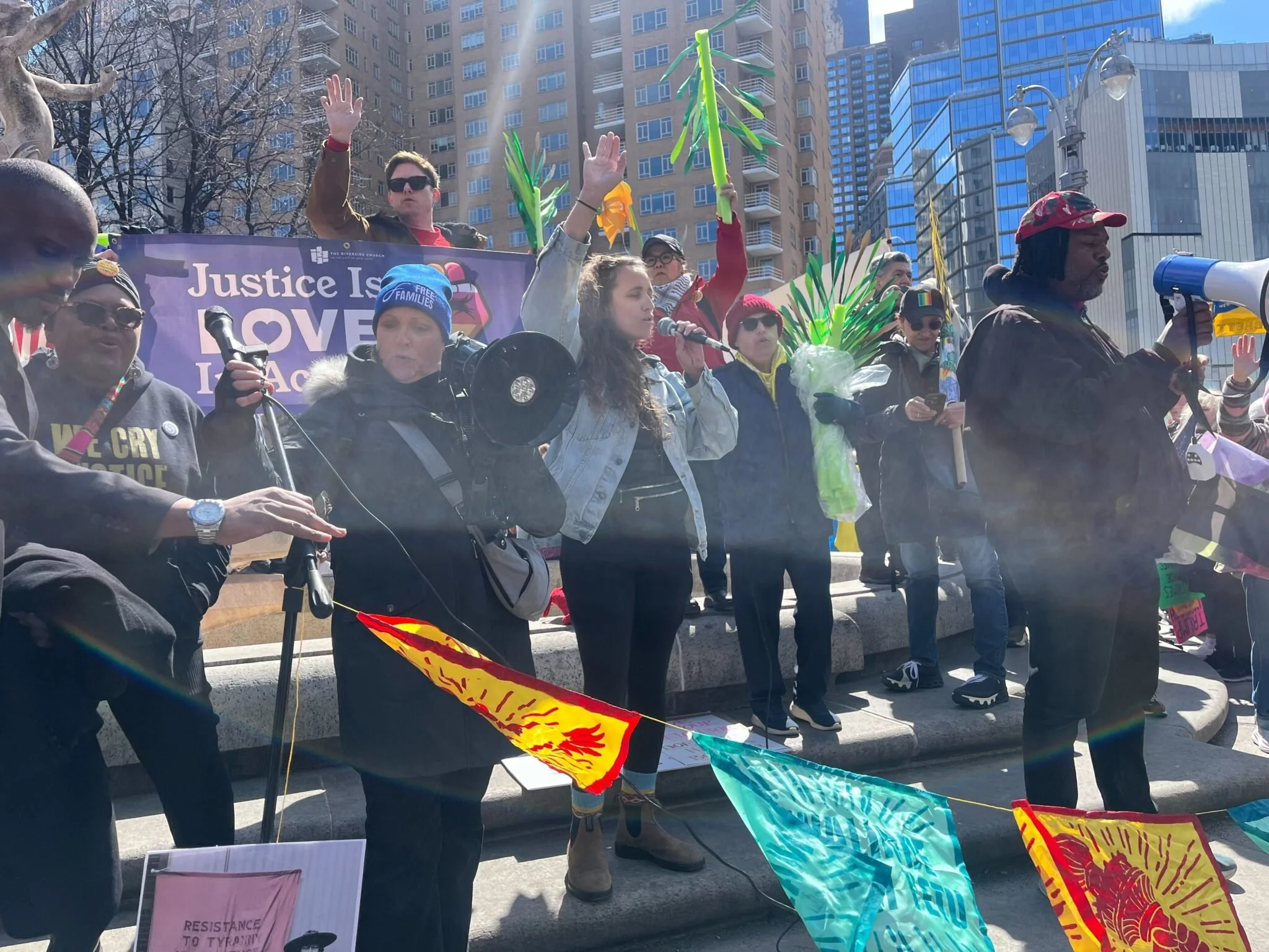 'Pharaoh does not win': An interfaith vigil kicks off NYC's 'No Kings' march
