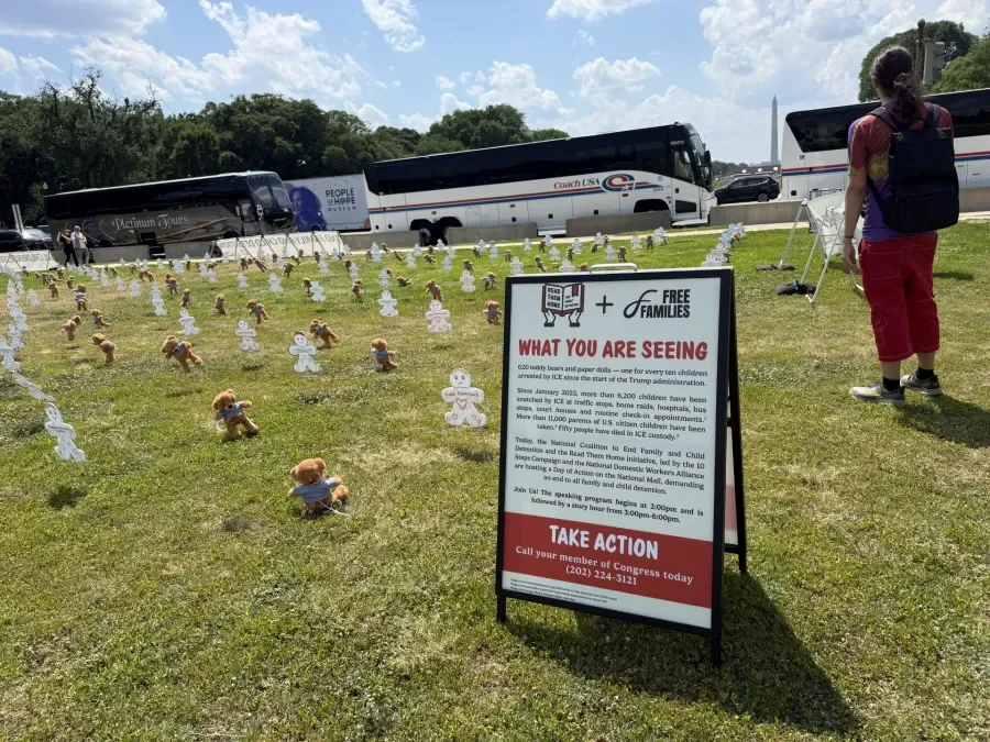Pastor denounces child detention at US Capitol rally