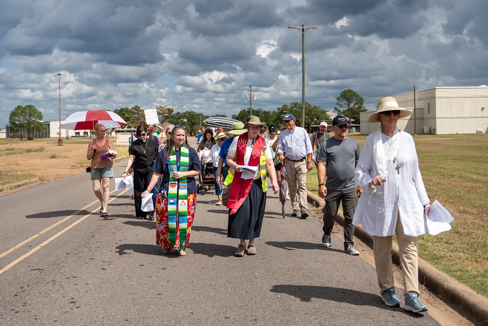 As ICE readies Louisiana facility for children and families, faith leaders hold vigil