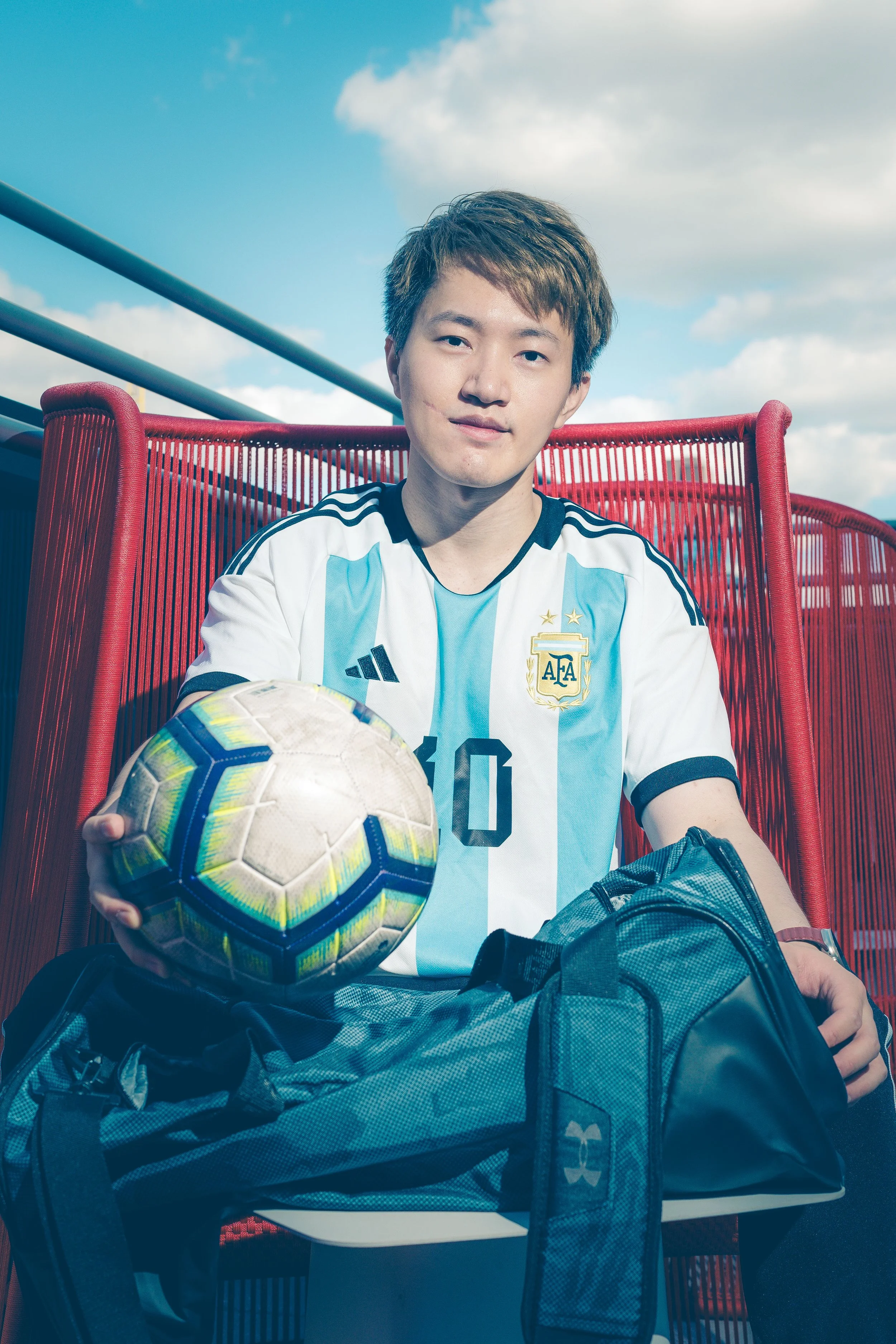 Sports Lifestyle Portrait - Sacramento Soccer Player