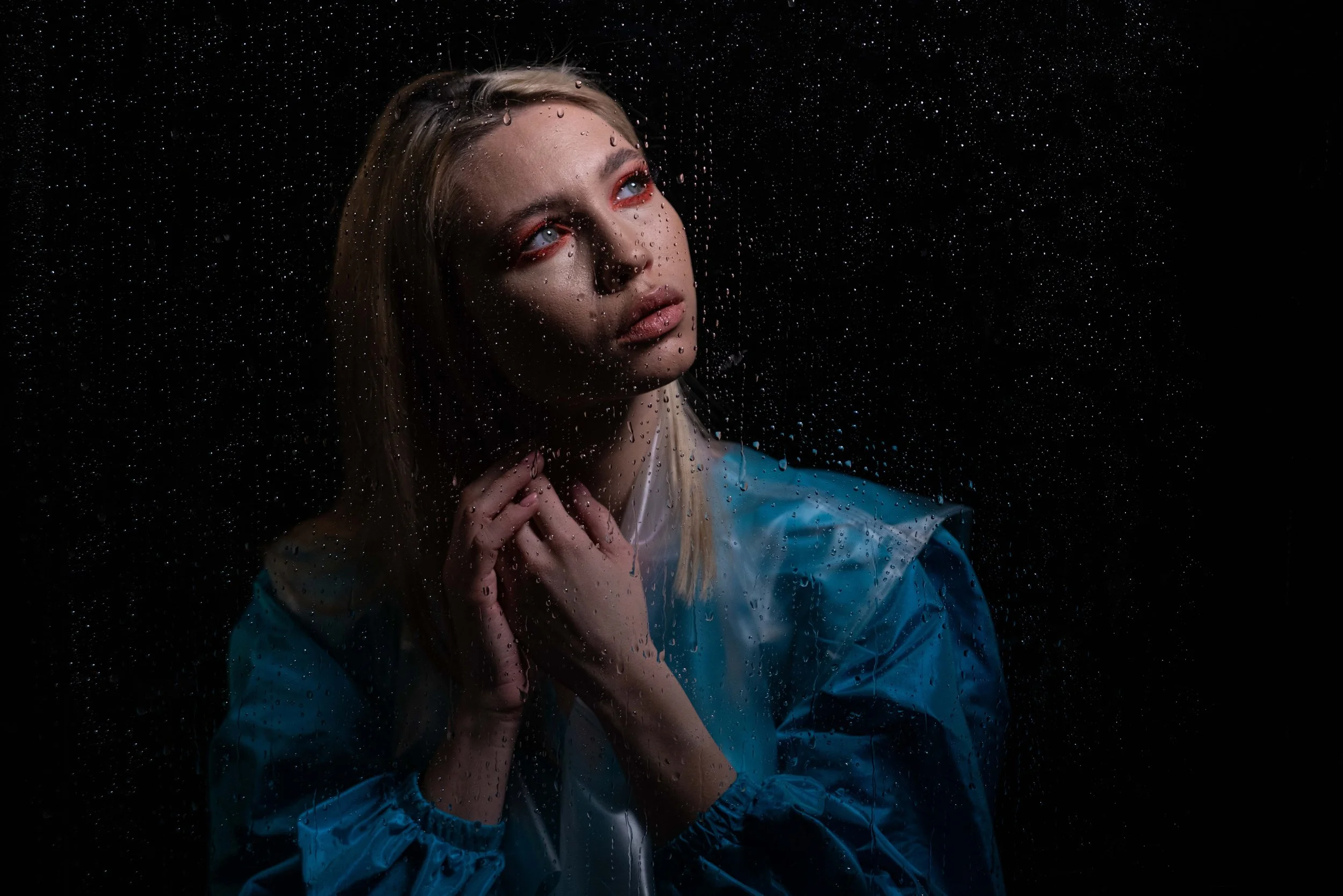 Atmospheric portrait banner showing a narrative-driven cinematic session with theatrical effects and intentional lighting.