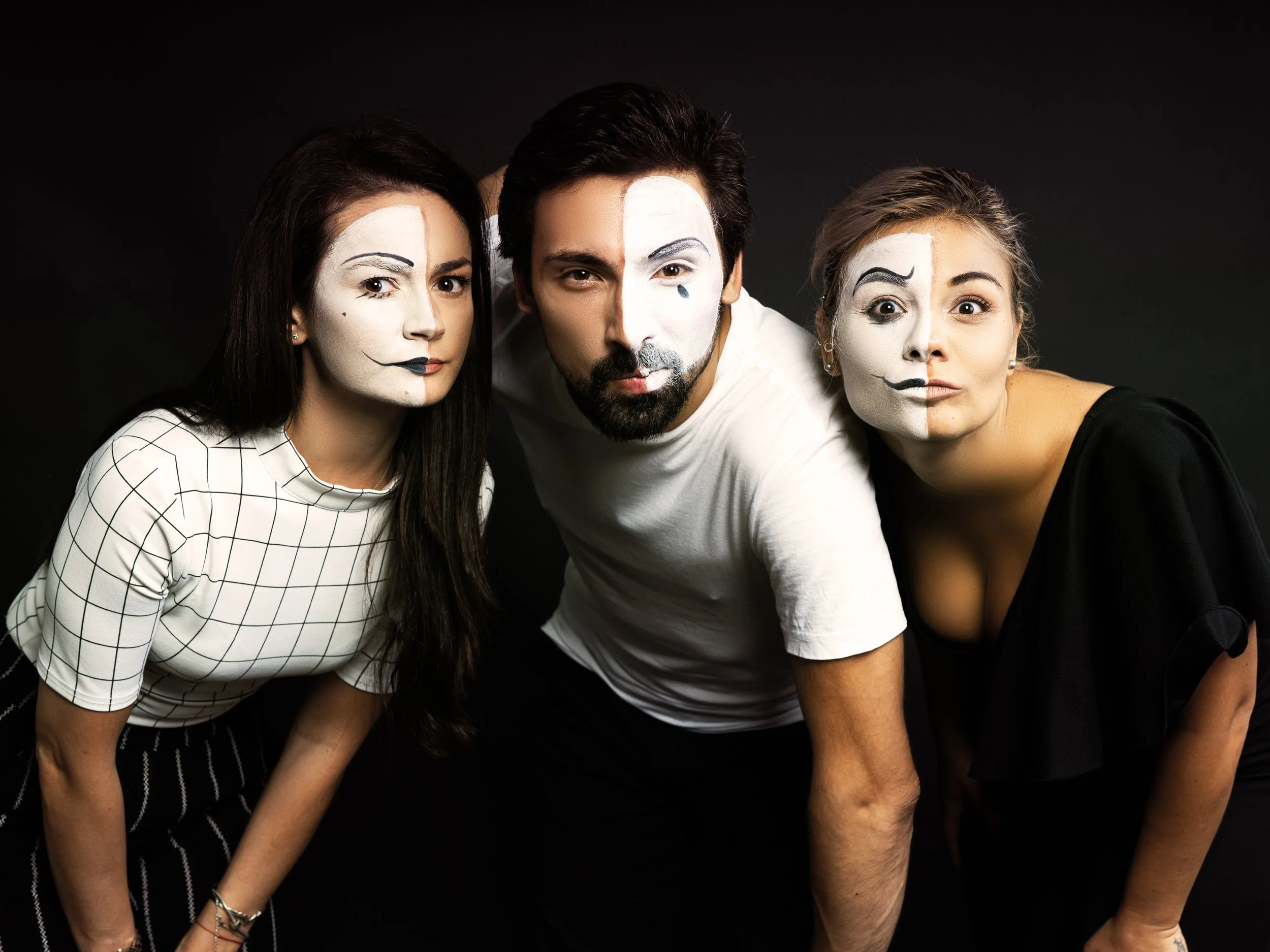 Theatrical Mime Portrait - Group Character Session