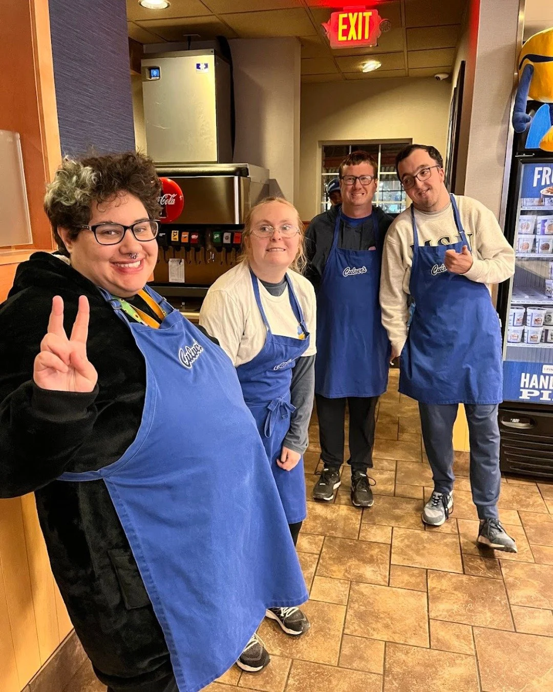 💙 What a great night at Culver&rsquo;s! 

Our Dine Back night brought together participants, families, and board members for an evening full of teamwork and encouragement. Participants stepped into new roles, supported peers who were feeling nervous