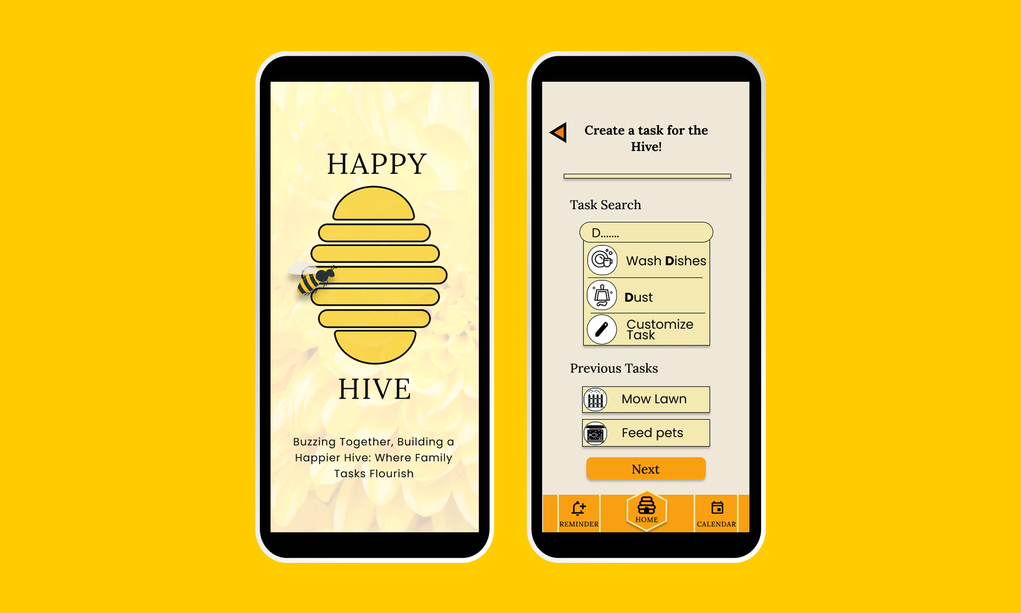 Happy Hive Mobile App