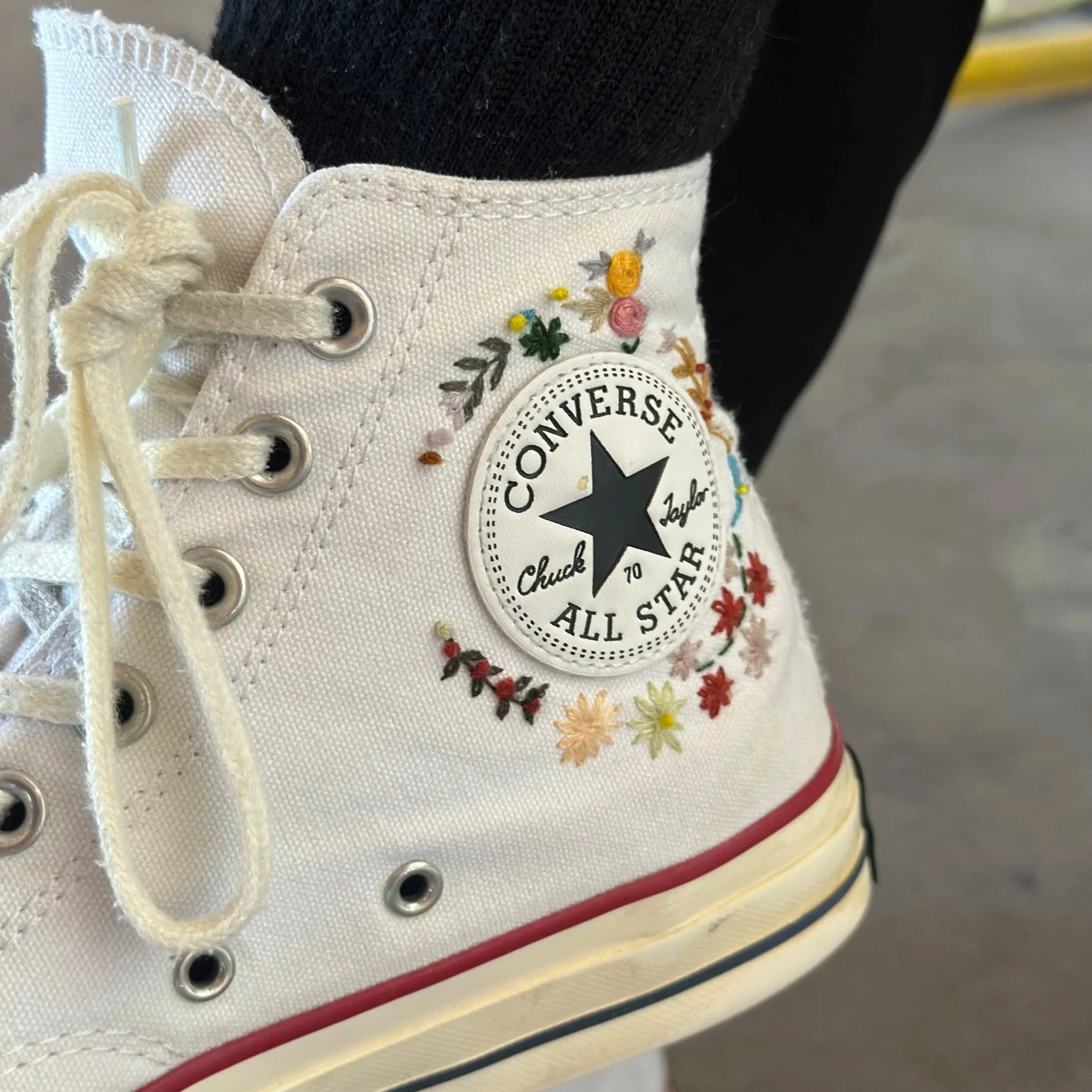 Embroidered Converse 