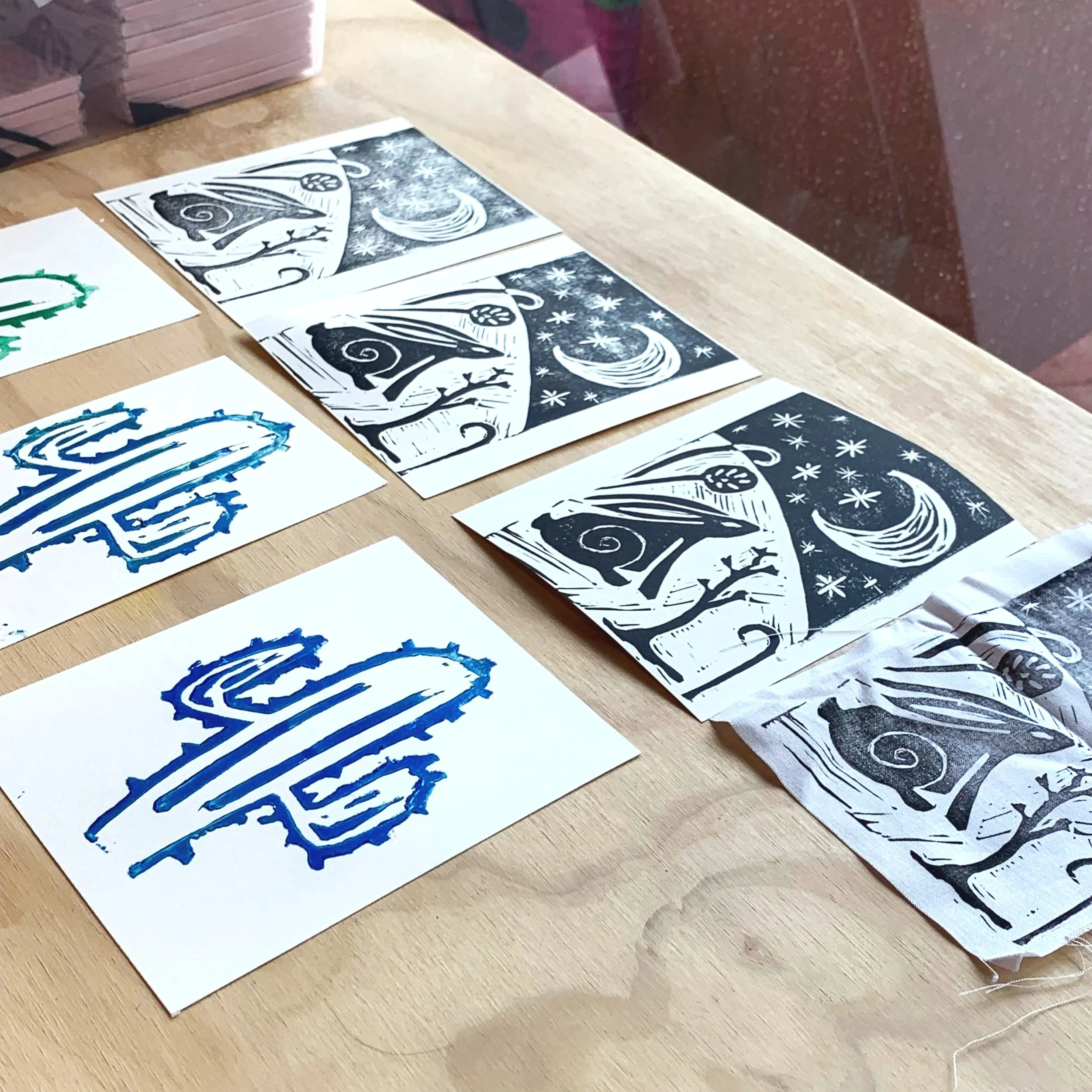 PIP block printing workshop