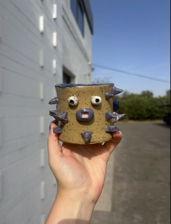 Ceramic monster mug