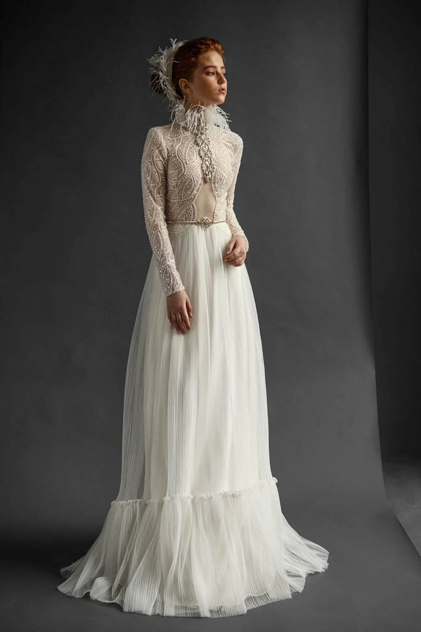 Romantic Lace Wedding Gown