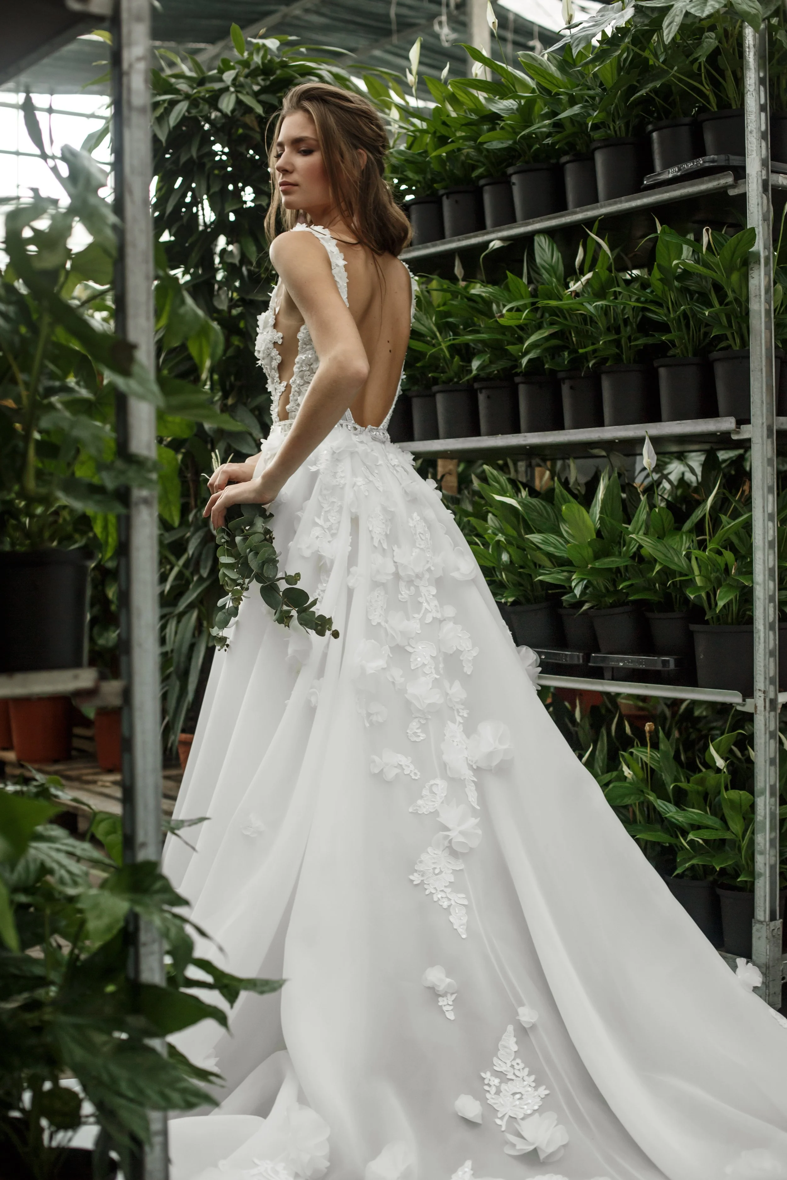 Lace Wedding Gown with Train