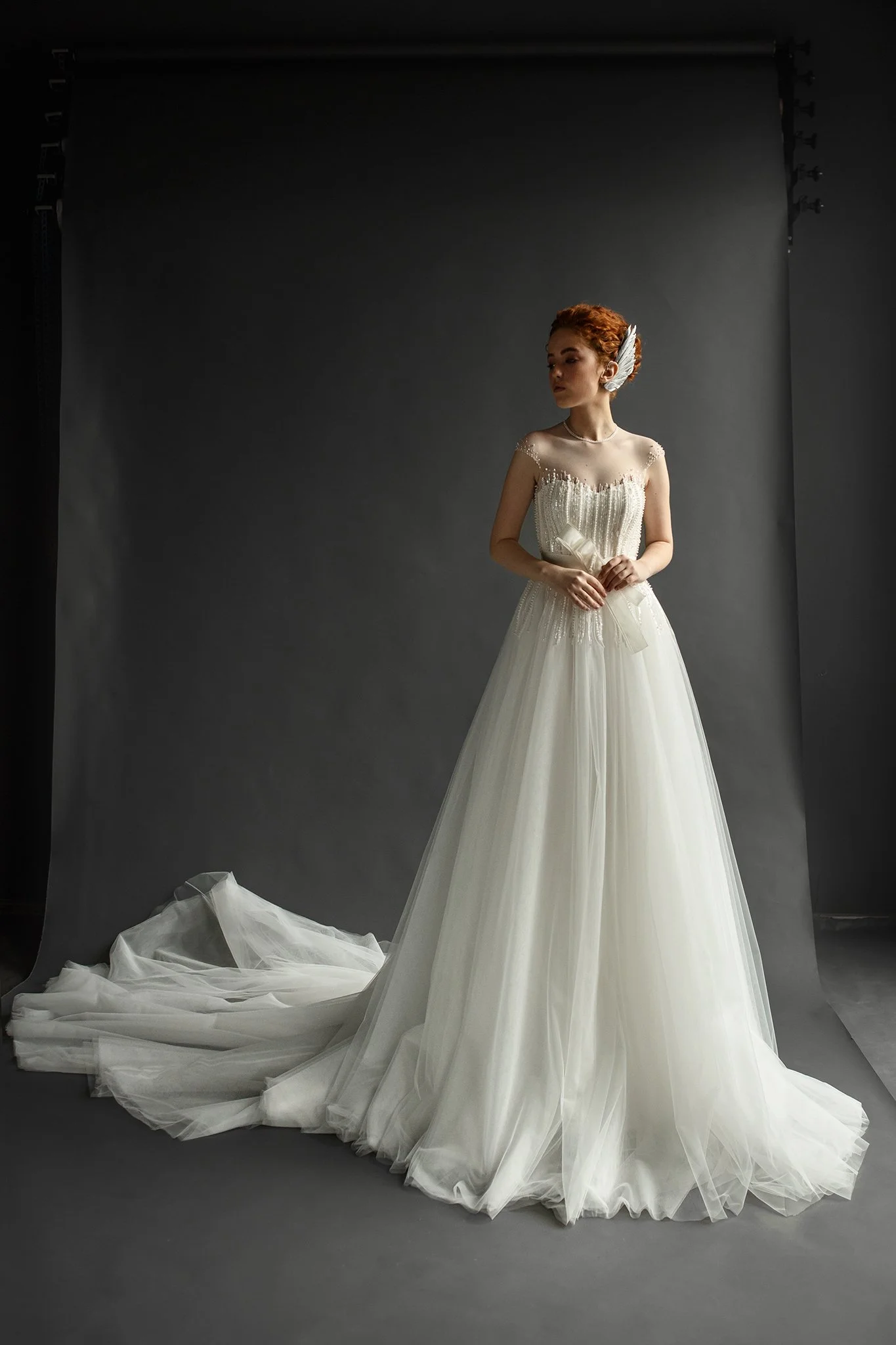 Romantic Layered Tulle Gown