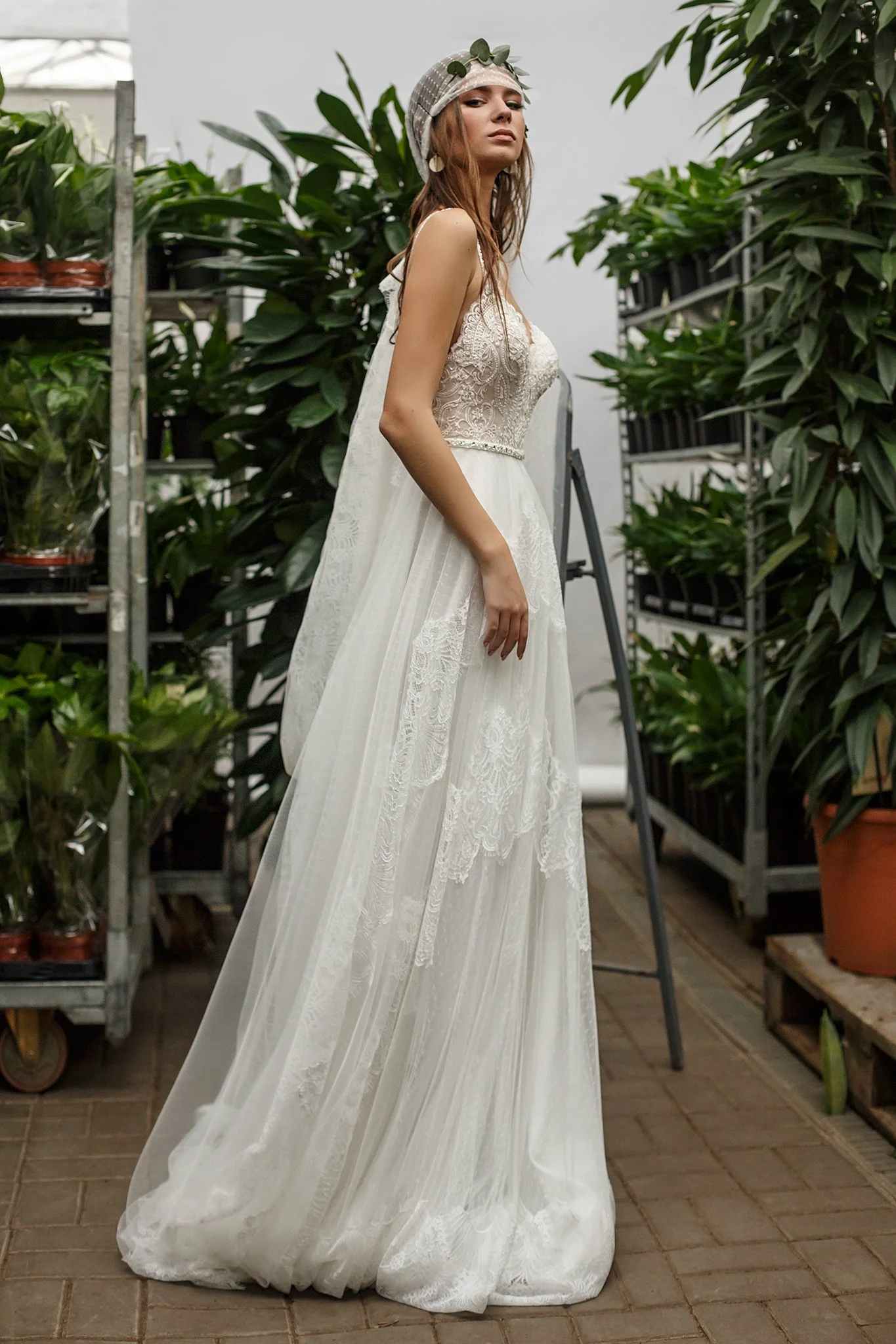 Feminine Lace Bridal Silhouette
