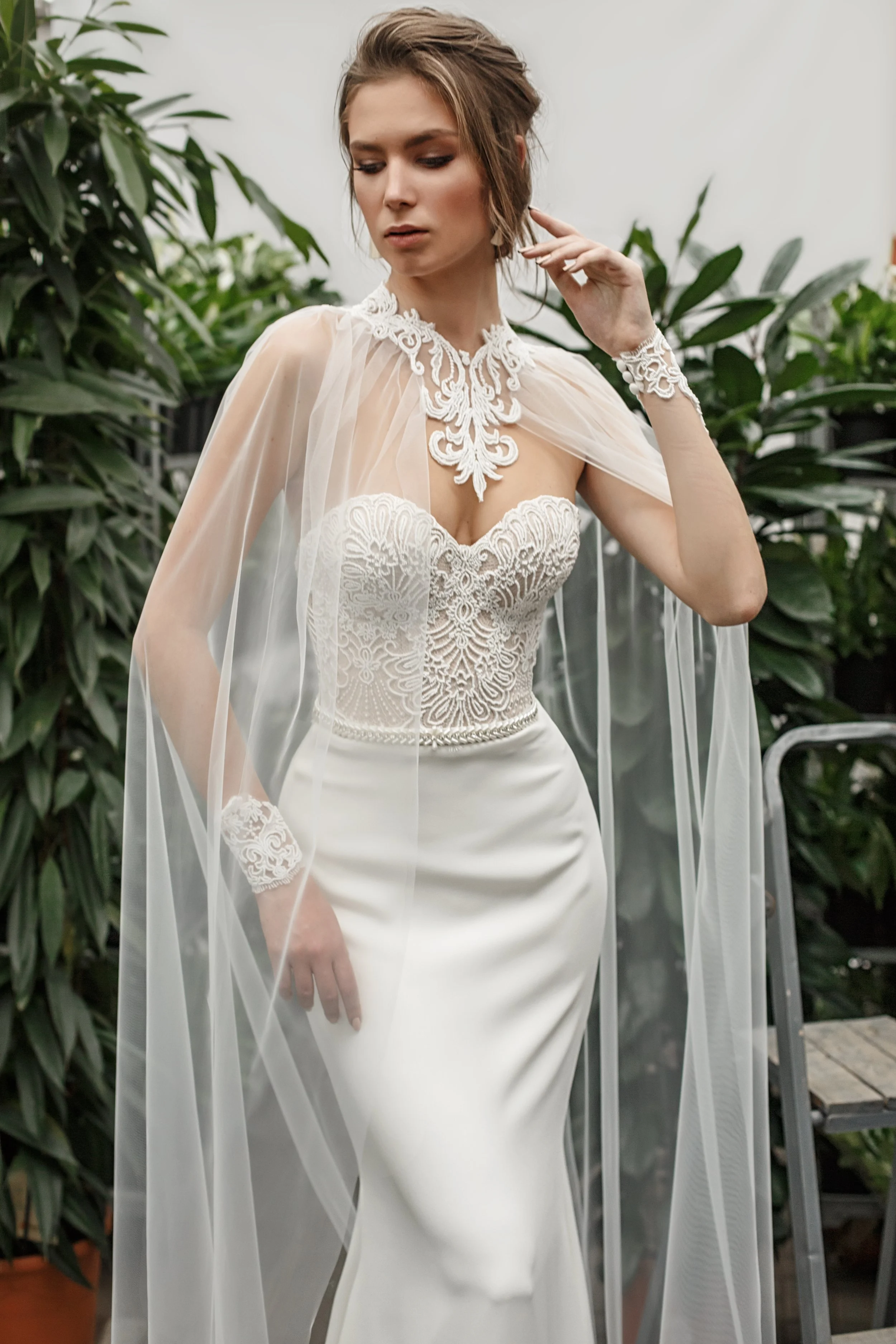Romantic Sheer Bridal Details