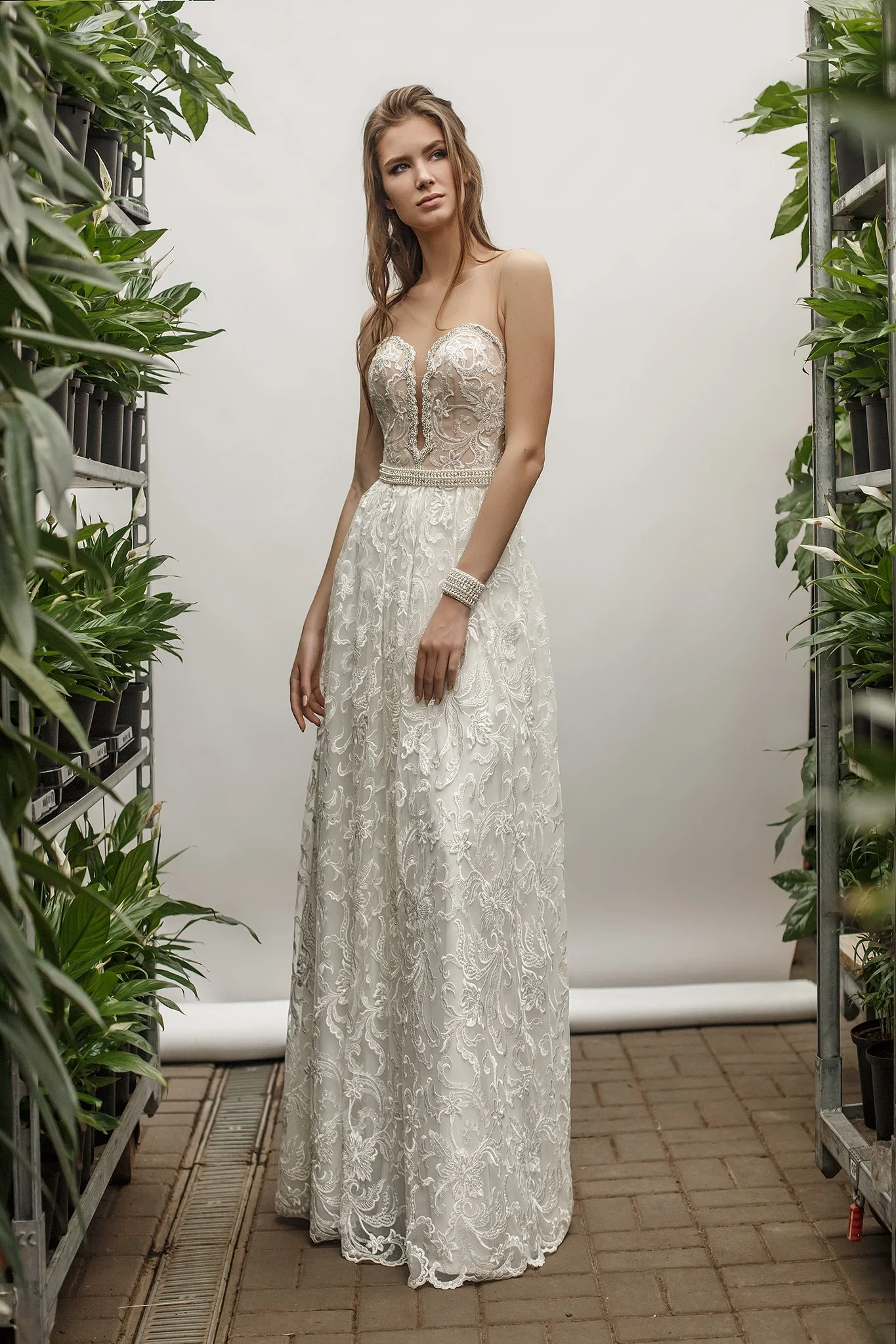 Elegant Garden Bridal Look