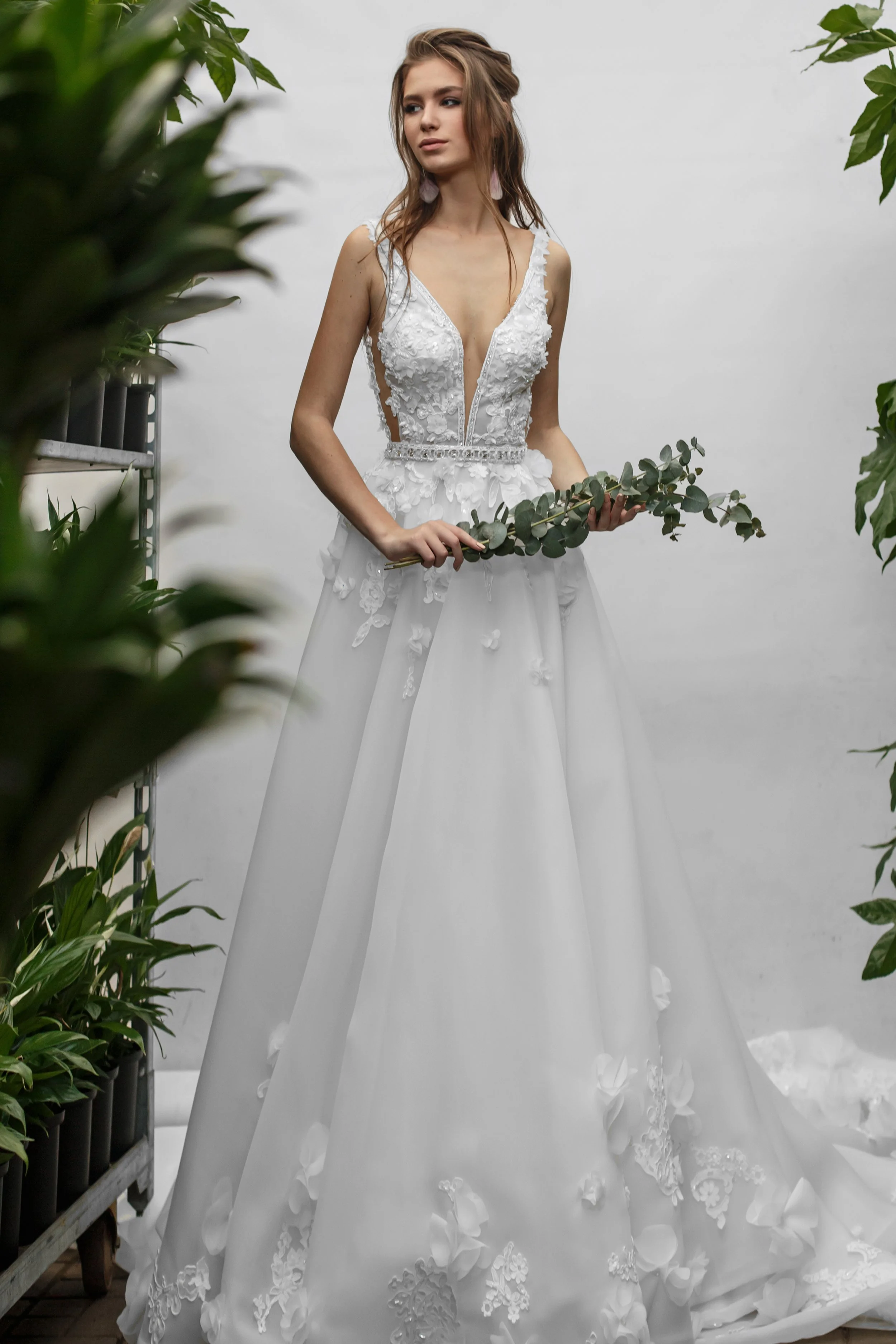 Soft and Timeless A-Line Gown